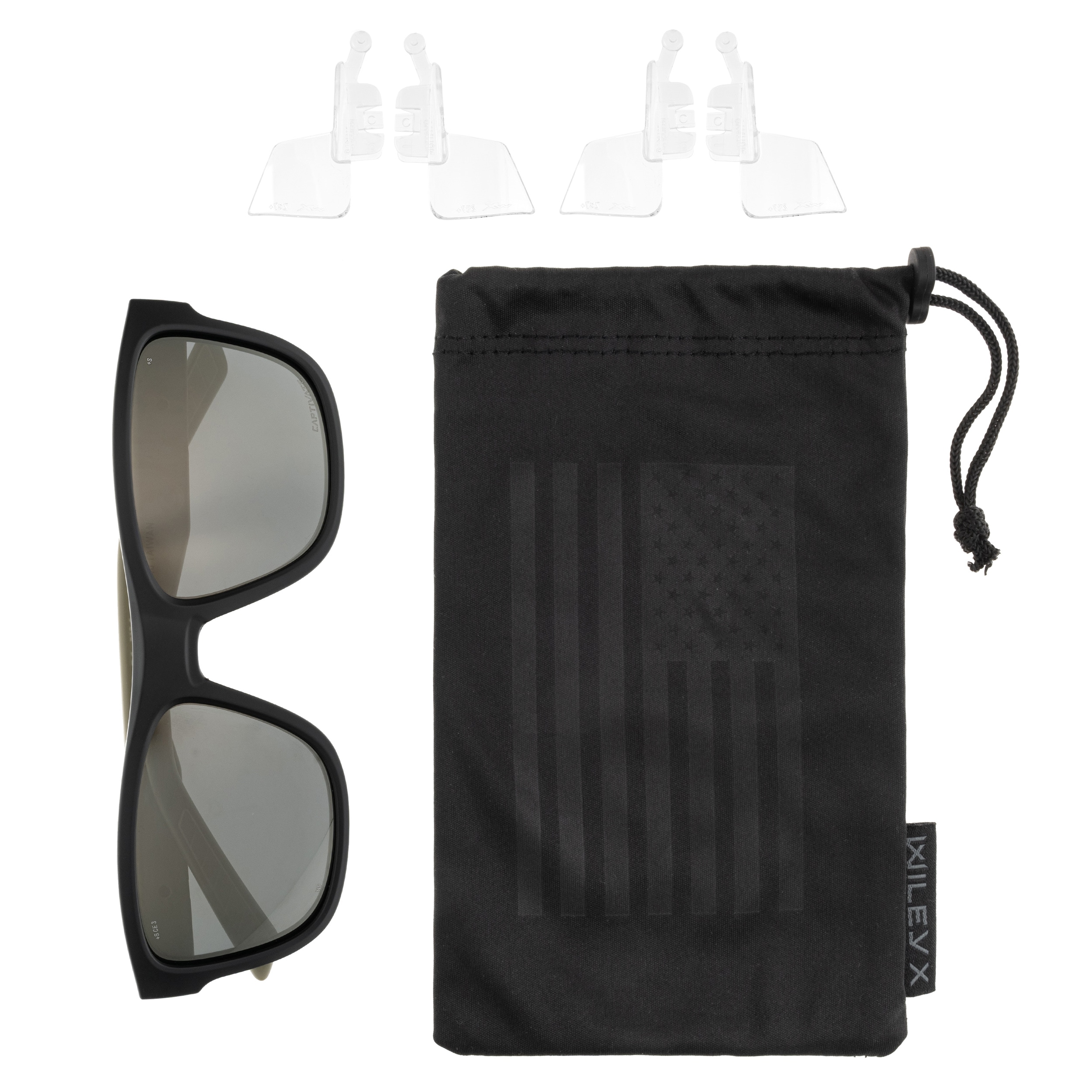 Okulary Wiley X Ovation - Captive Tungsten Mirror/Matte Black Tan