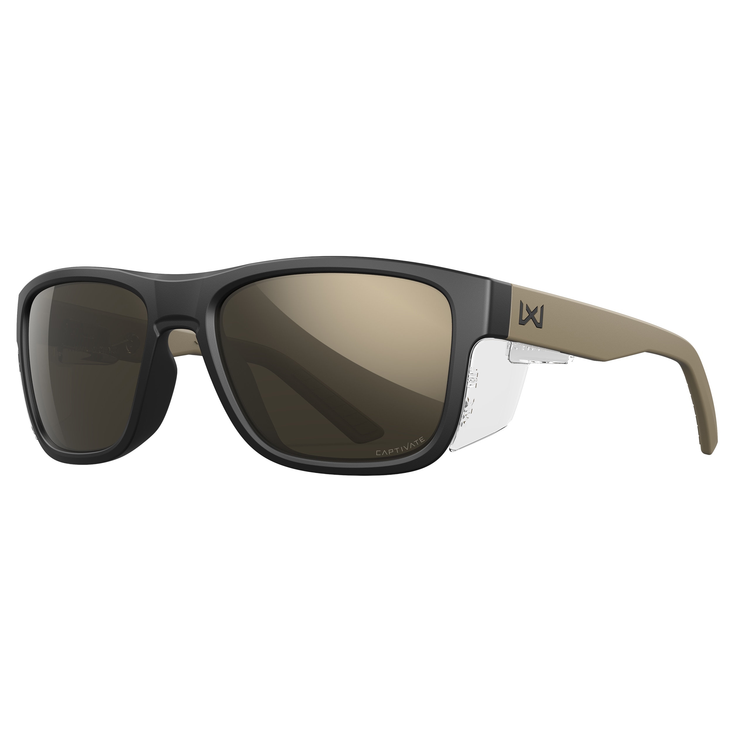 Okulary Wiley X Ovation - Captive Tungsten Mirror/Matte Black Tan