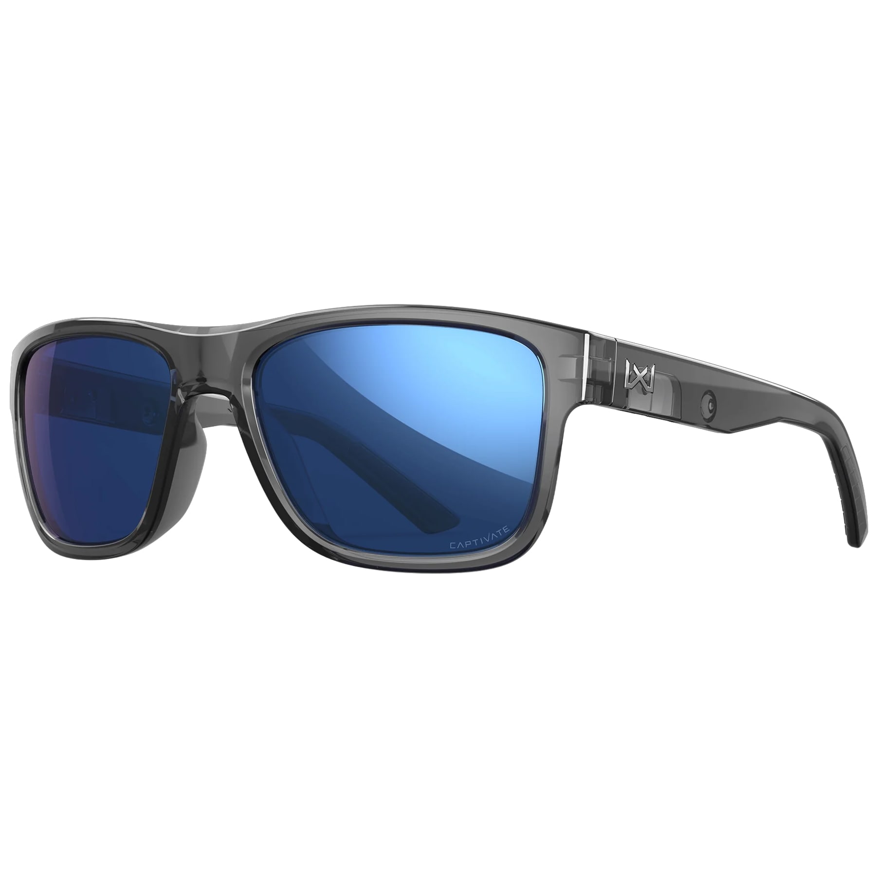 Okulary Wiley X Ovation - Captive Polarized Blue Mirror/Gloss Crystal Dark Grey