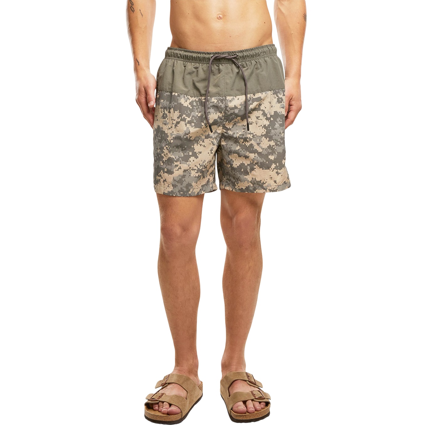 Шорти для плавання Brandit Swimshort Basic - Olive/AT-Digital