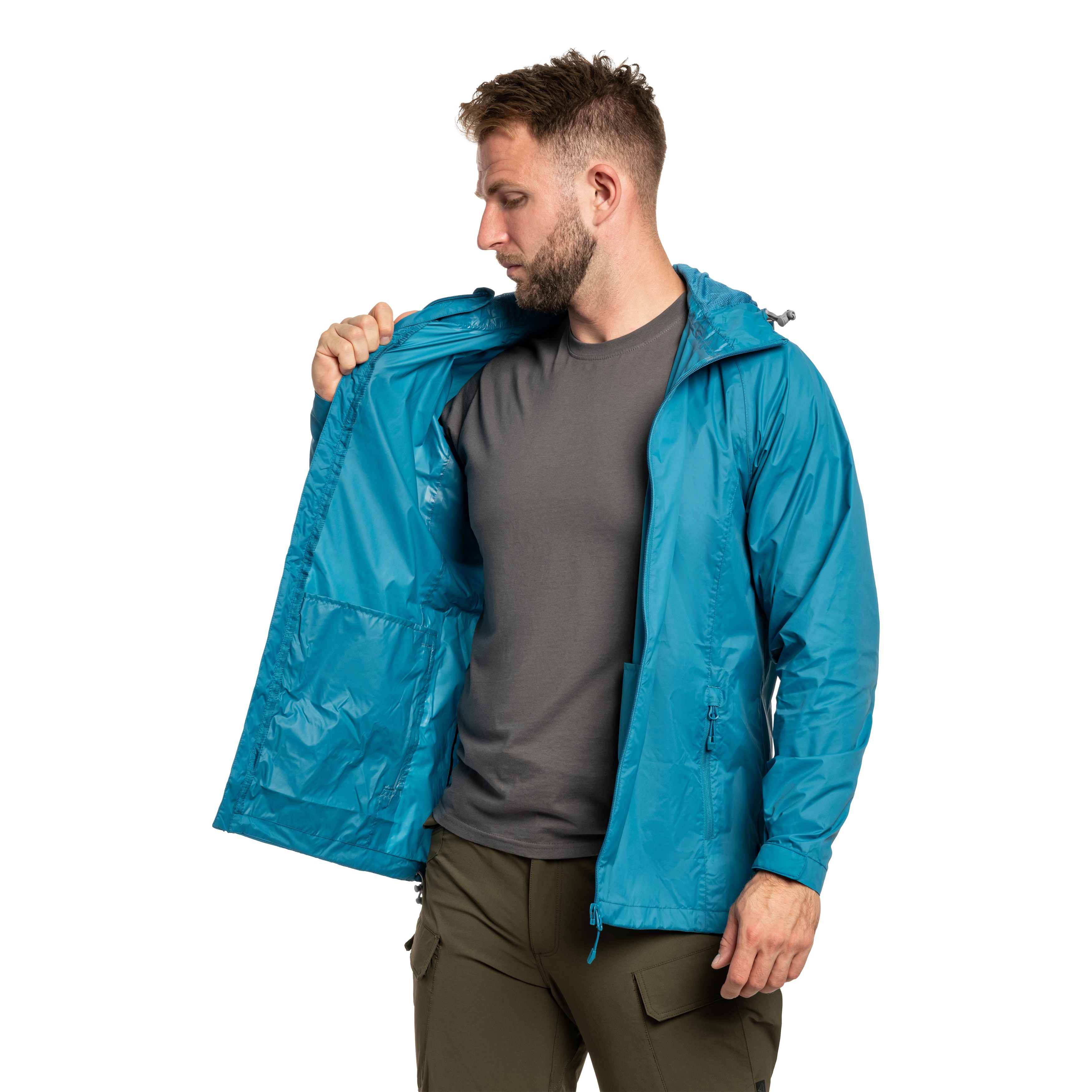 Куртка Highlander Outdoor Stow & Go Pack Away V2 - Petrol Blue