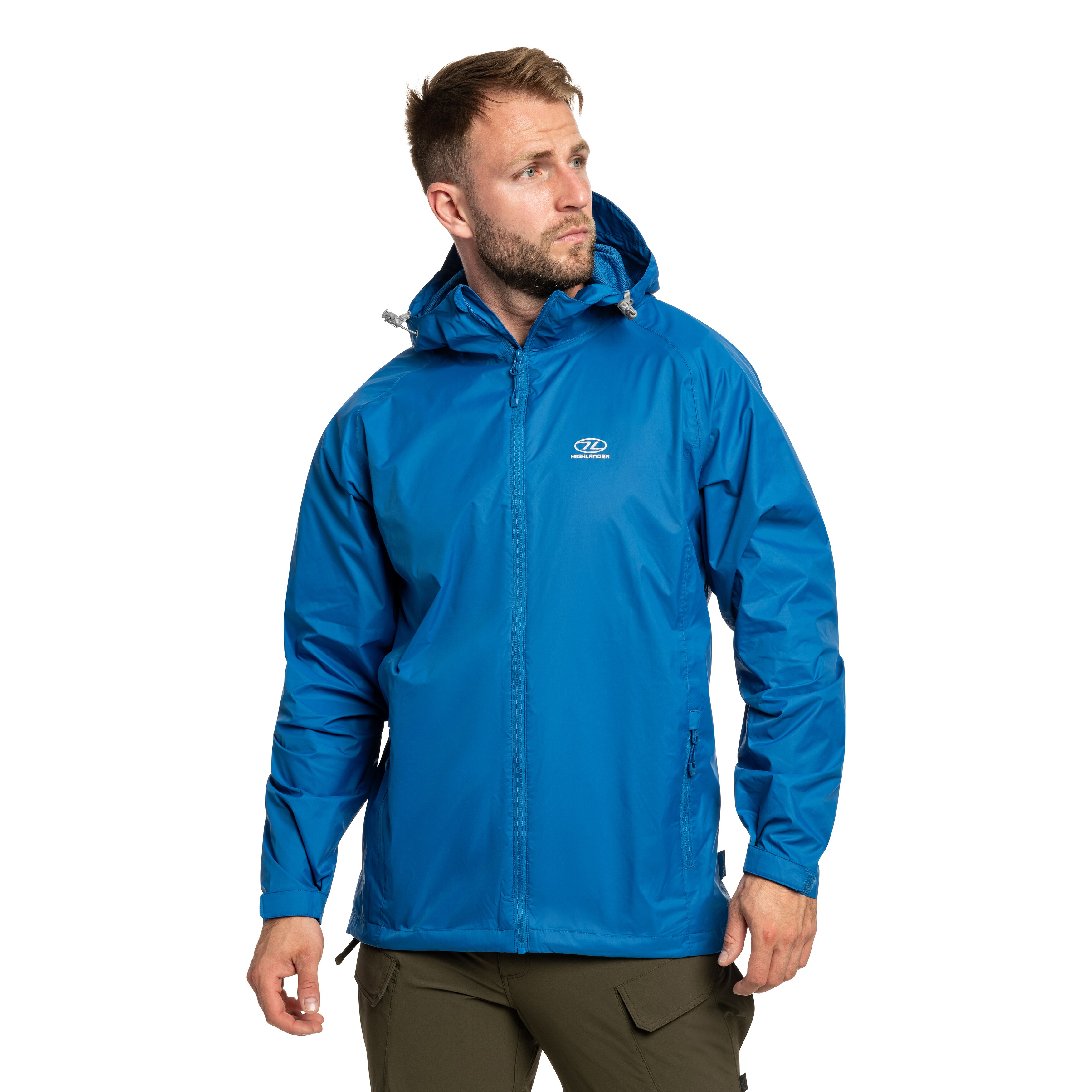 Kurtka Highlander Outdoor Stow & Go Pack Away V2 - Blue