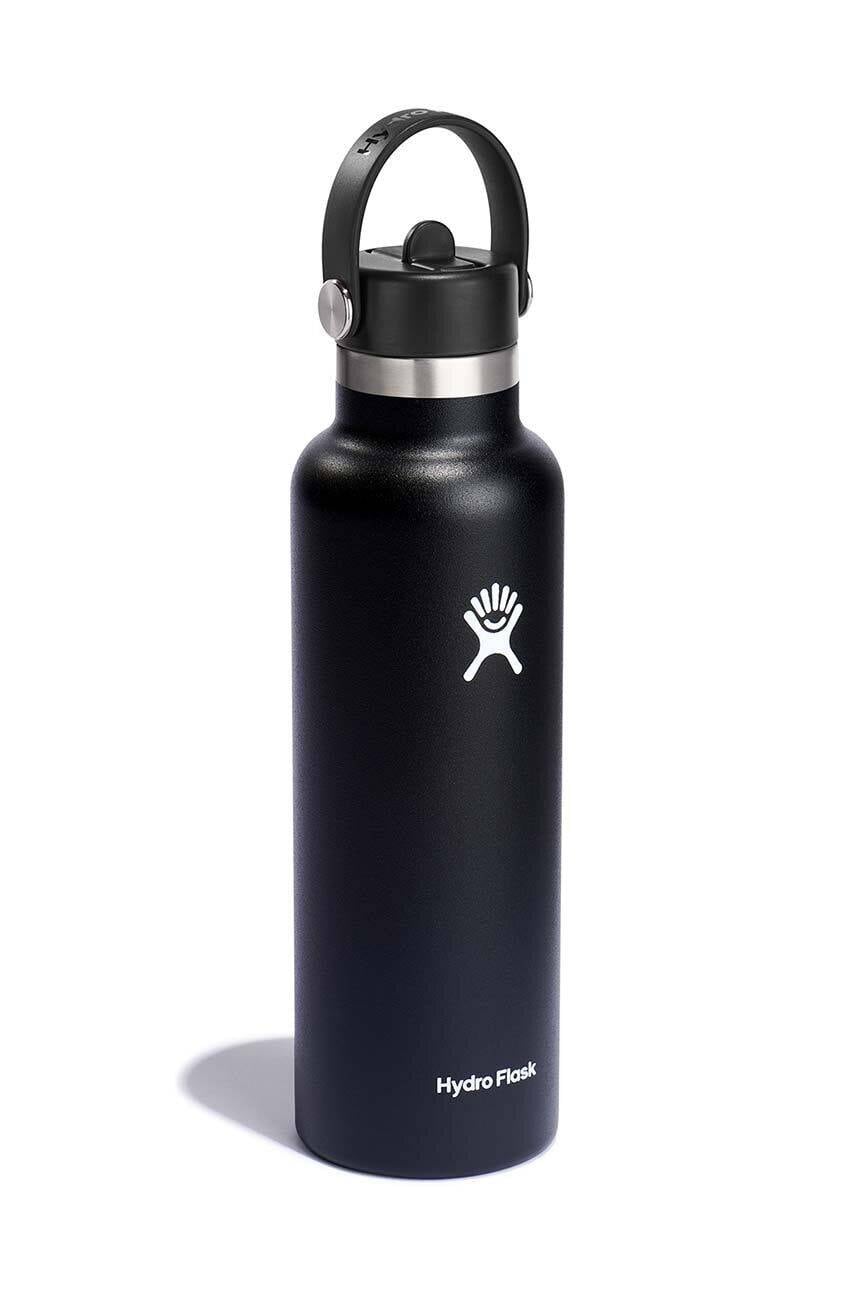 Butelka termiczna Hydro Flask Standard Flex Straw Cap 600 ml - Black