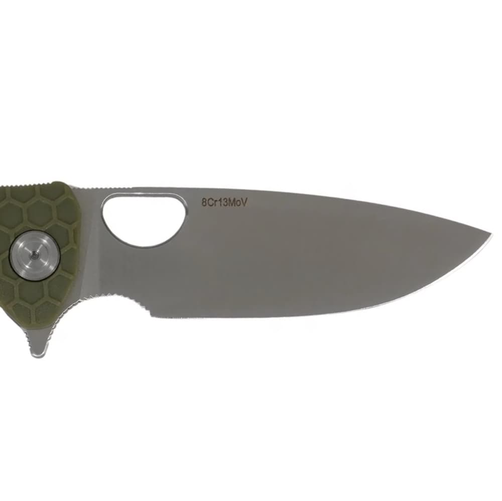 Складаний ніж Honey Badger Drop-Point Flipper Medium 8Cr13MoV - Green