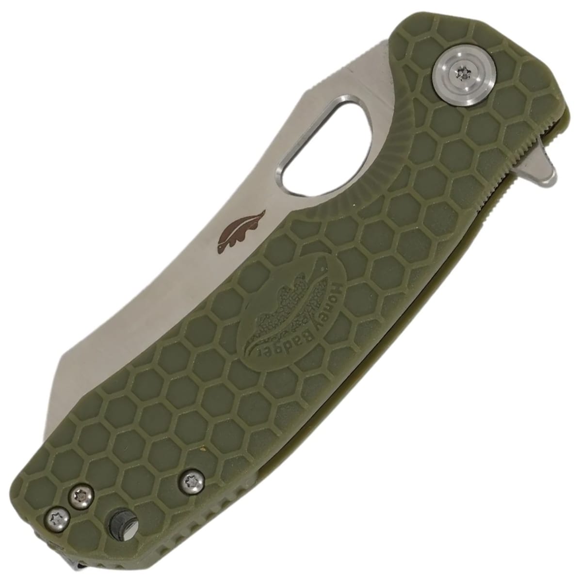 Nóż składany Honey Badger Wharncleaver D2 Large - Green