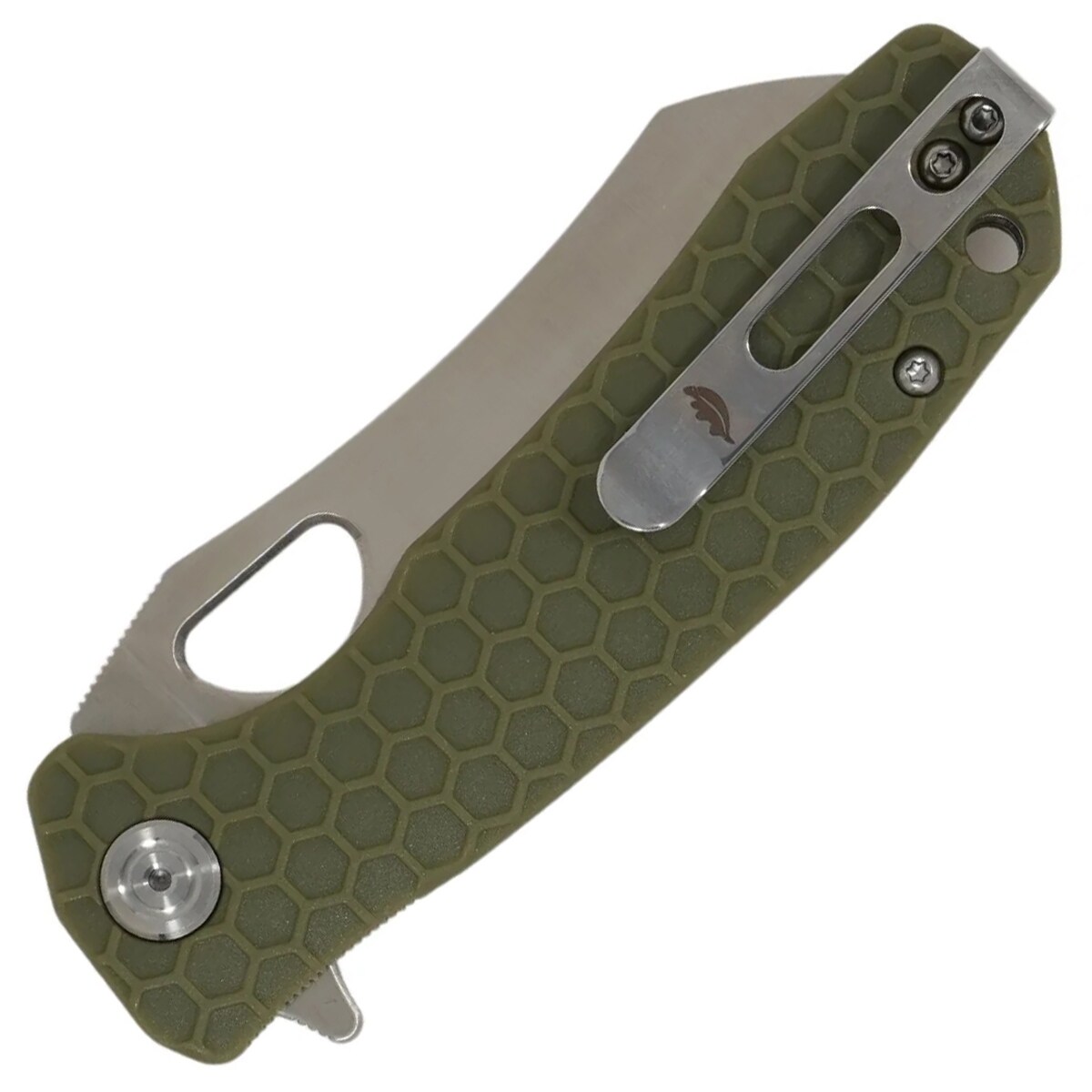 Nóż składany Honey Badger Wharncleaver D2 Large - Green