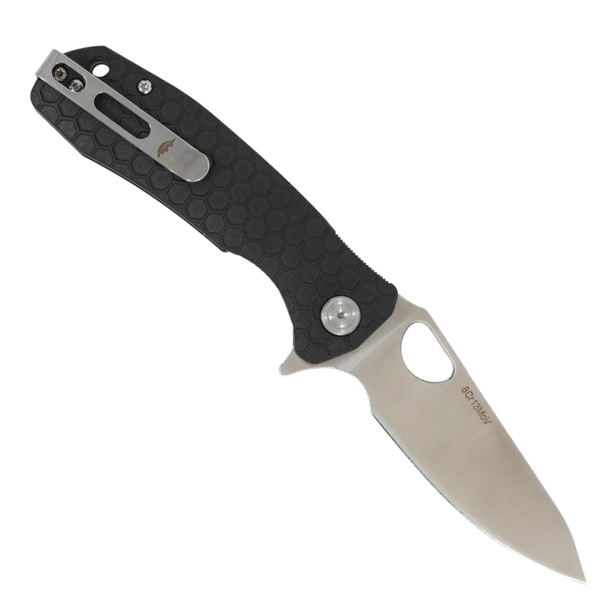 Nóż składany Honey Badger Leaf Large 8Cr13MoV - Black