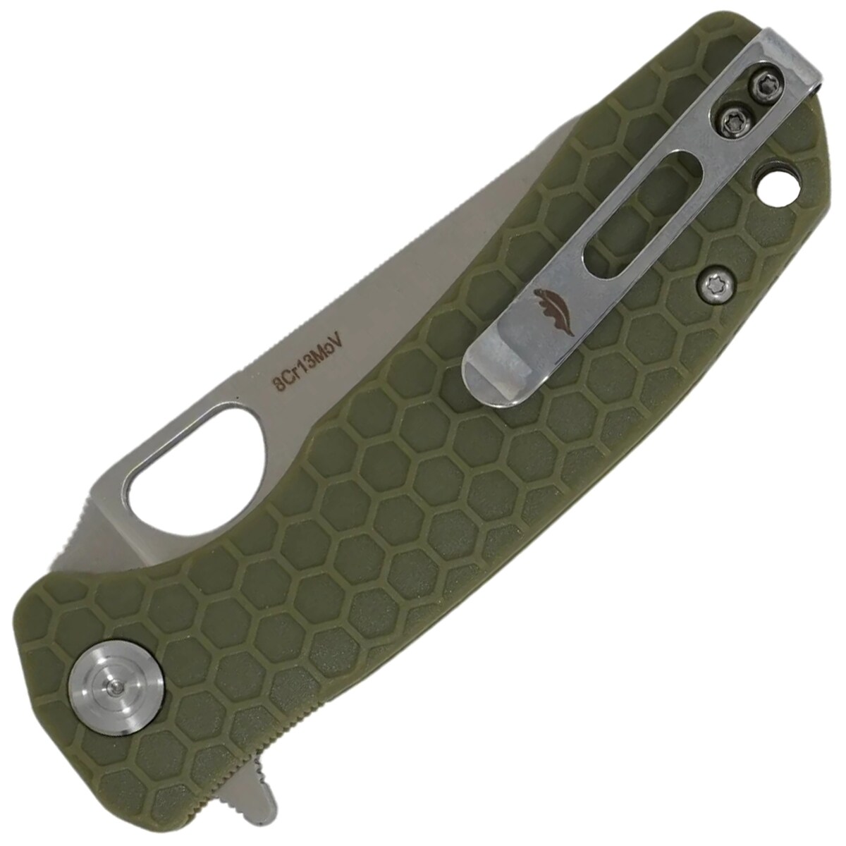 Складаний ніж Honey Badger Leaf Large 8Cr13MoV - Green