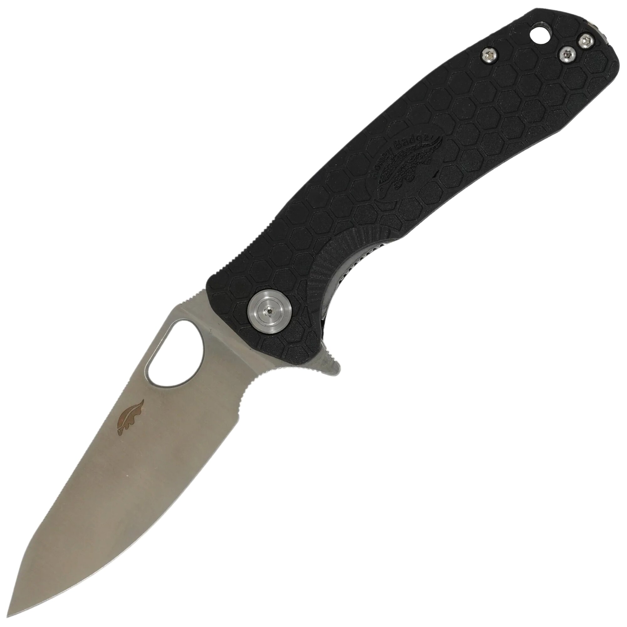 Nóż składany Honey Badger Leaf Medium D2 - Black