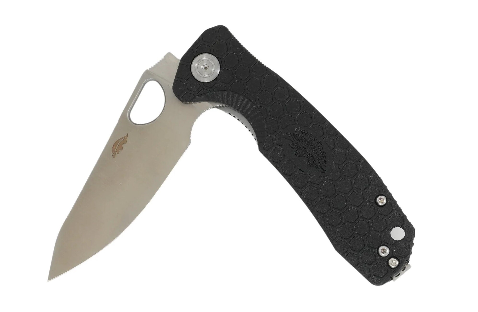 Nóż składany Honey Badger Leaf Medium D2 - Black