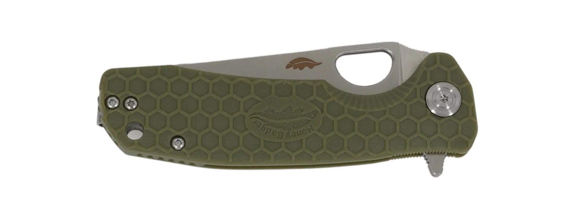Nóż składany Honey Badger Leaf Medium D2 - Green