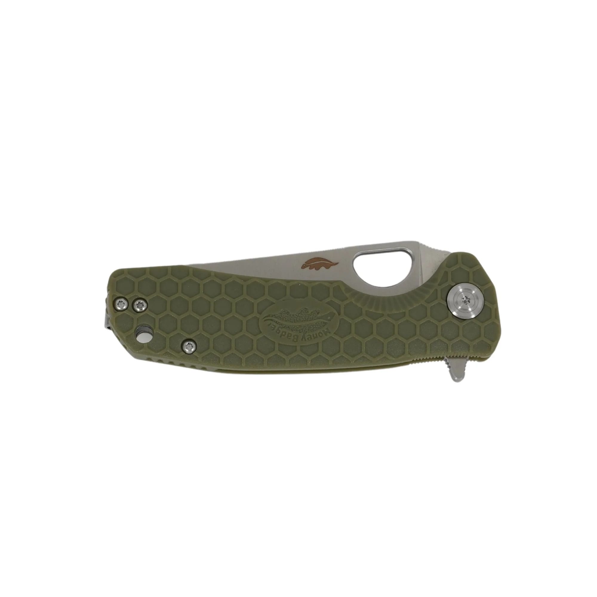 Nóż składany Honey Badger Leaf Small 8Cr13MoV - Green