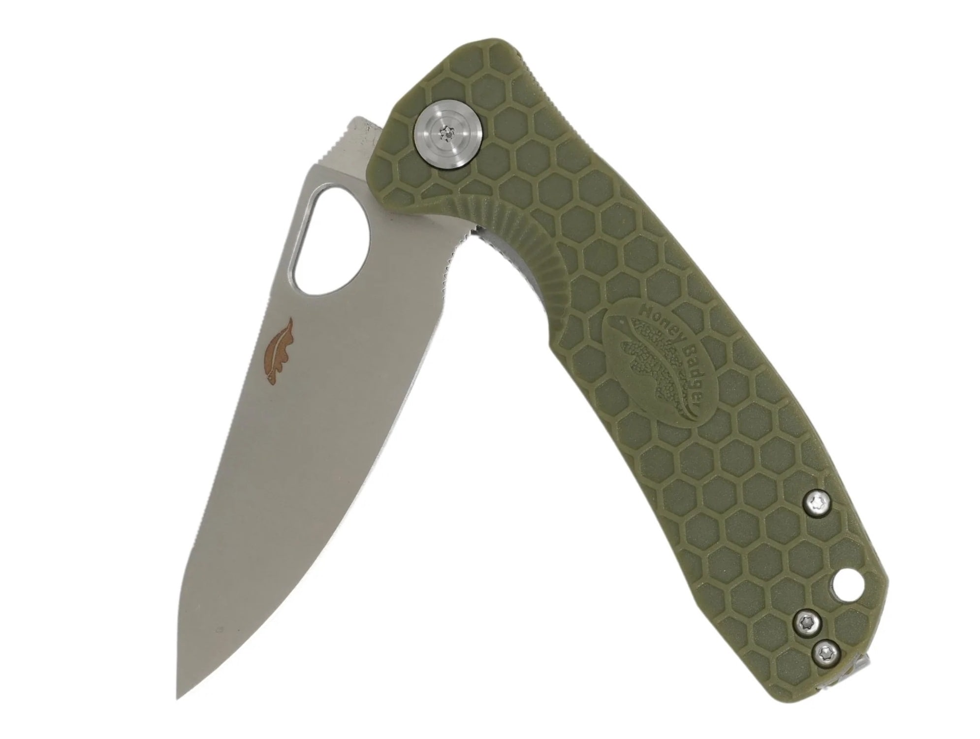 Nóż składany Honey Badger Leaf Small 8Cr13MoV - Green