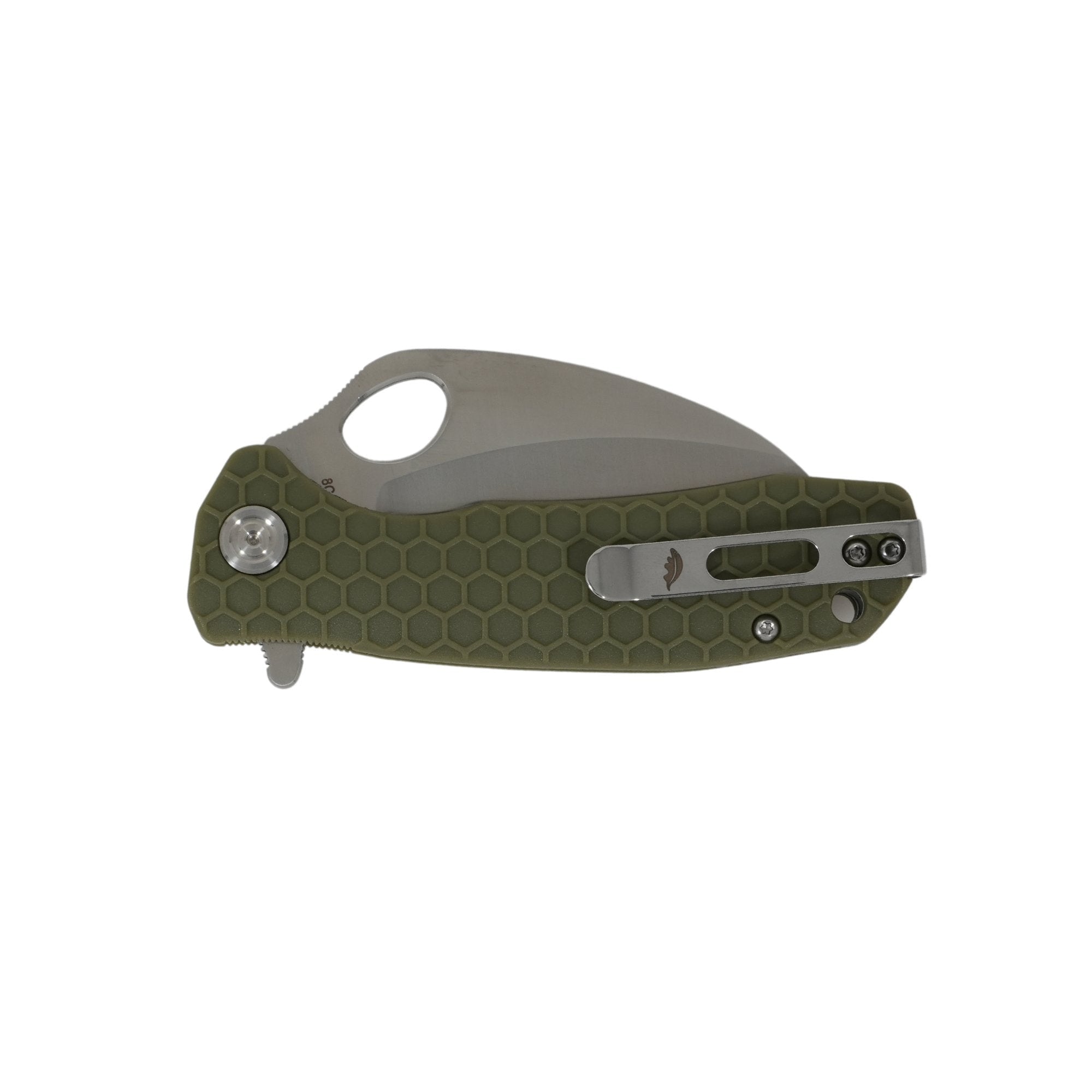 Nóż składany Honey Badger Claw Medium Plain - Green