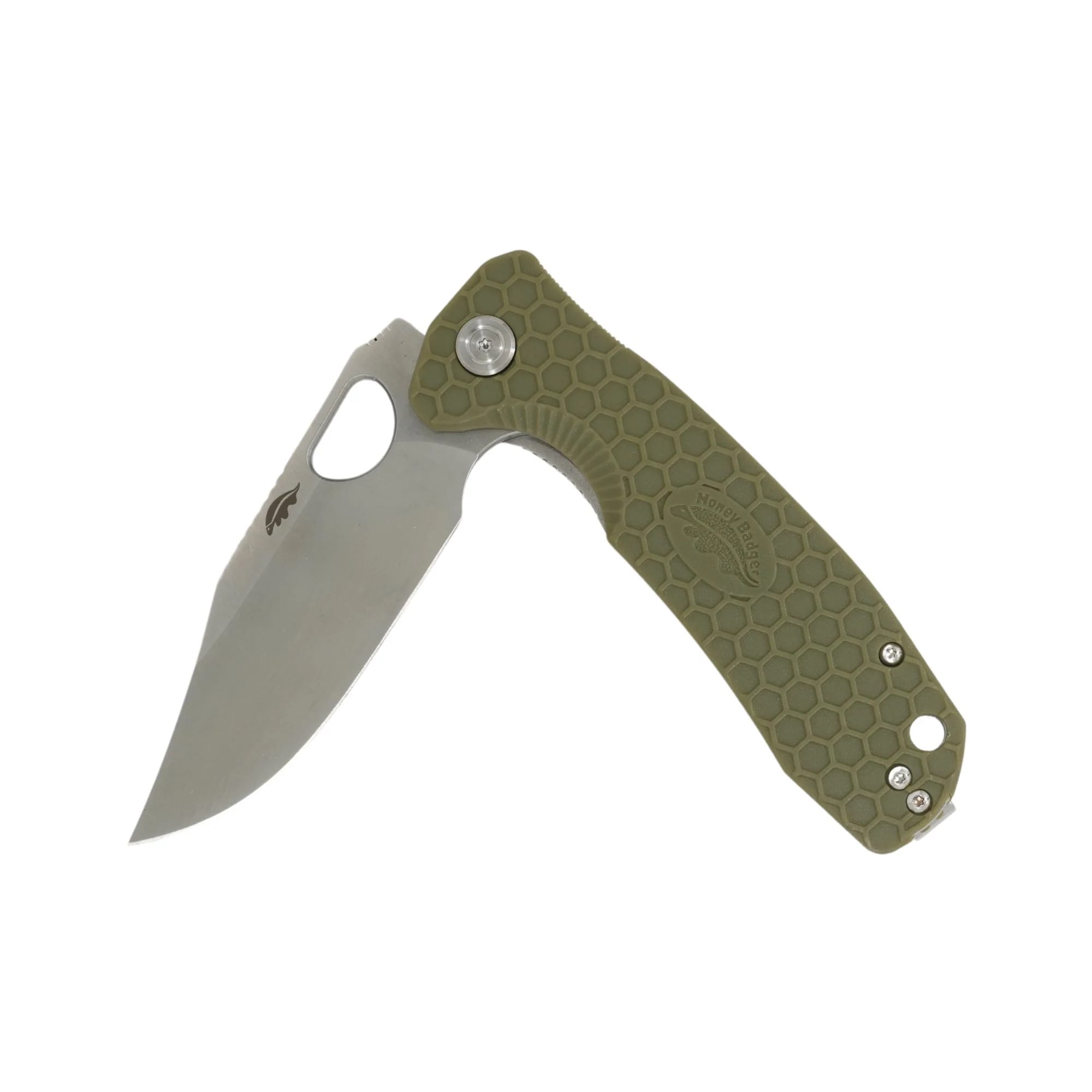 Складаний ніж Honey Badger Clip-Point Large 8Cr13MoV - Green