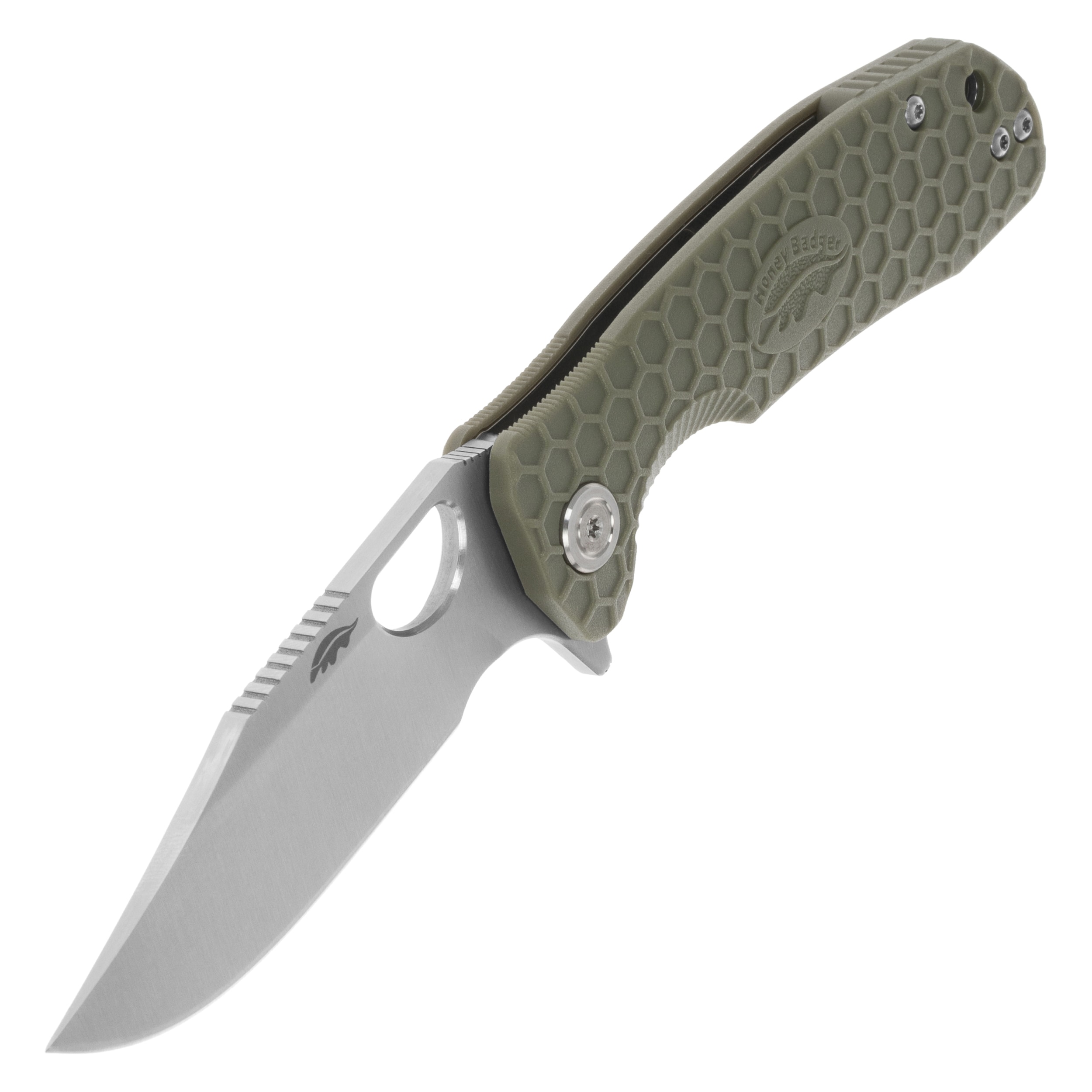 Nóż składany Honey Badger Clip-Point Medium 8Cr13MoV - Green