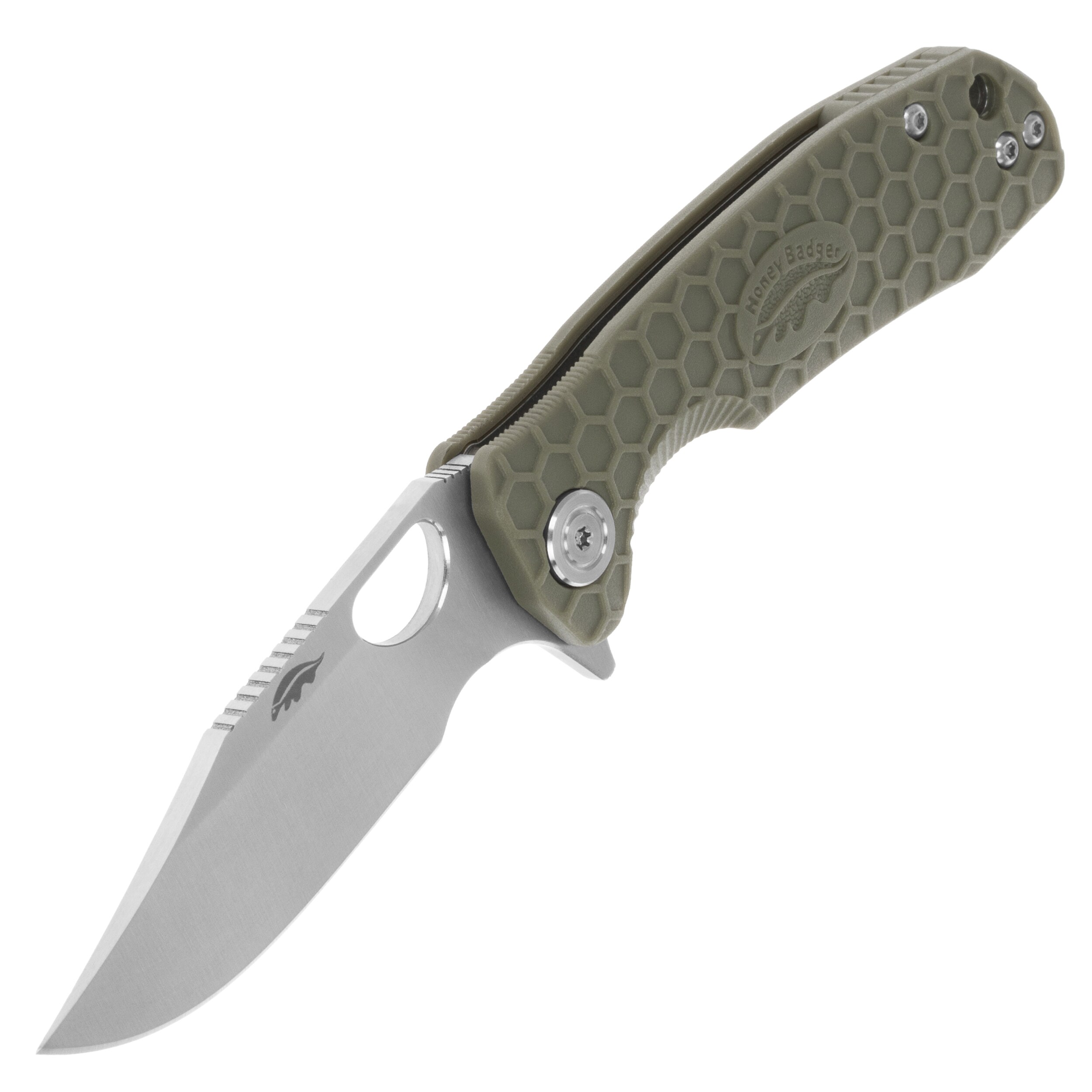 Nóż składany Honey Badger Clip-Point Small 8Cr13MoV - Green