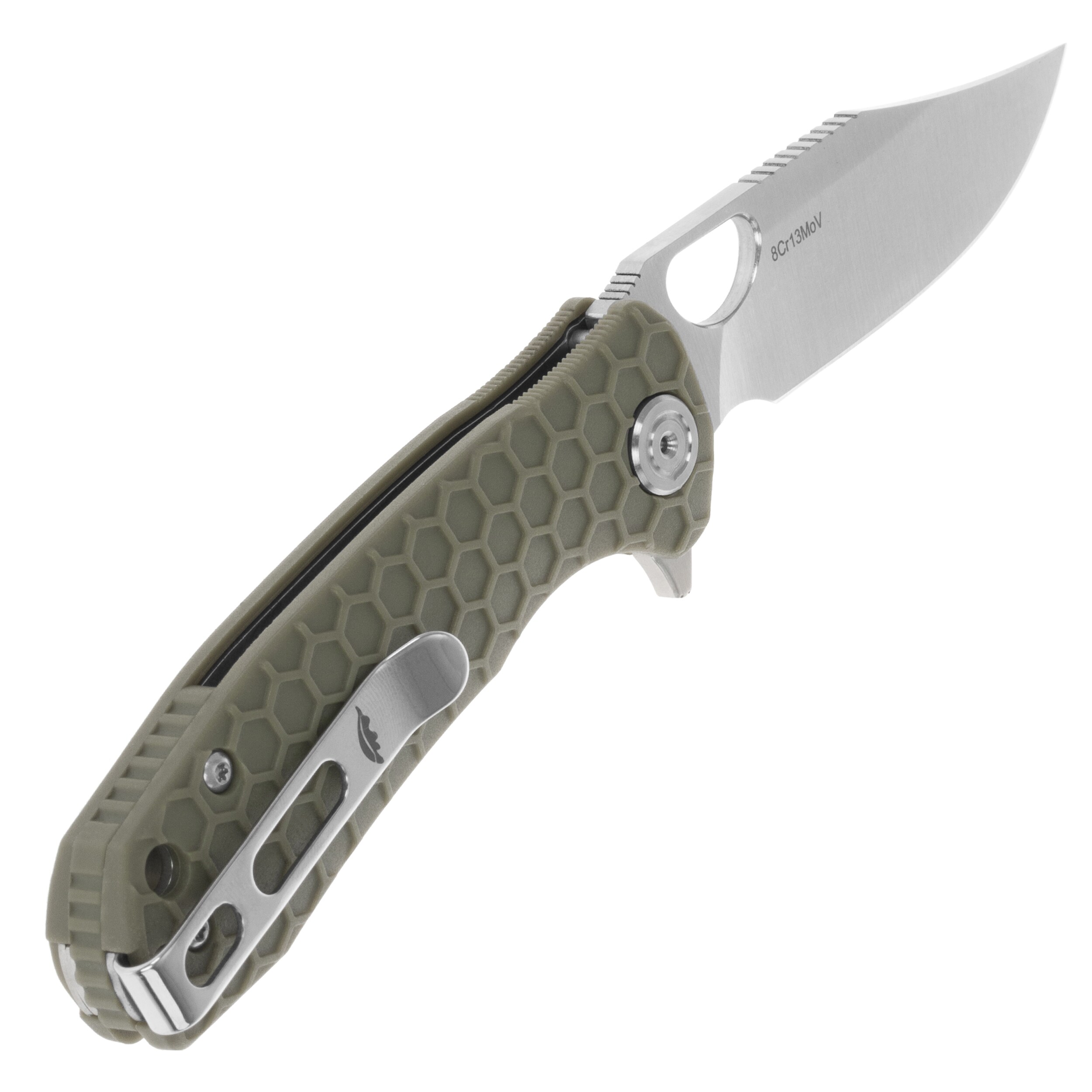 Nóż składany Honey Badger Clip-Point Small 8Cr13MoV - Green
