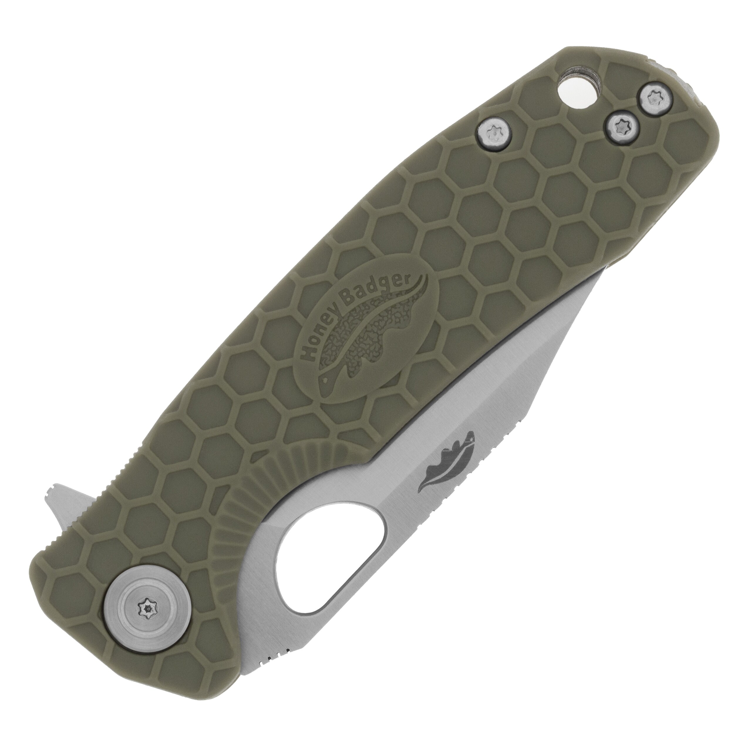 Nóż składany Honey Badger Clip-Point Small 8Cr13MoV - Green