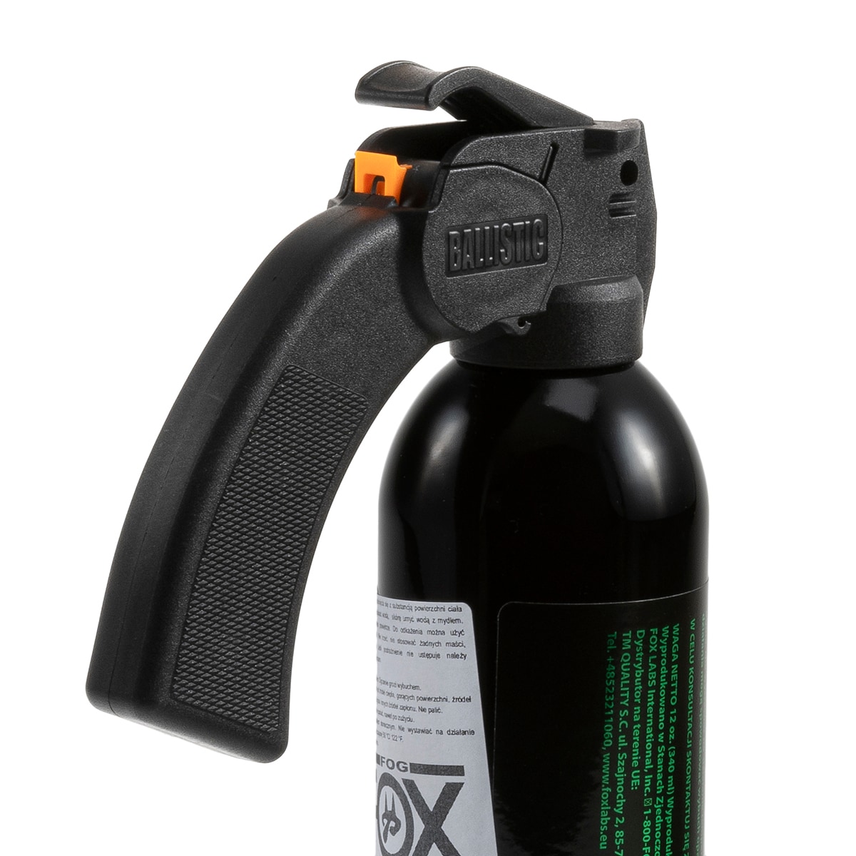 Gaz pieprzowy na zwierzęta Fox Labs Mean Green Flip-Top - stożek 340 ml (DE)