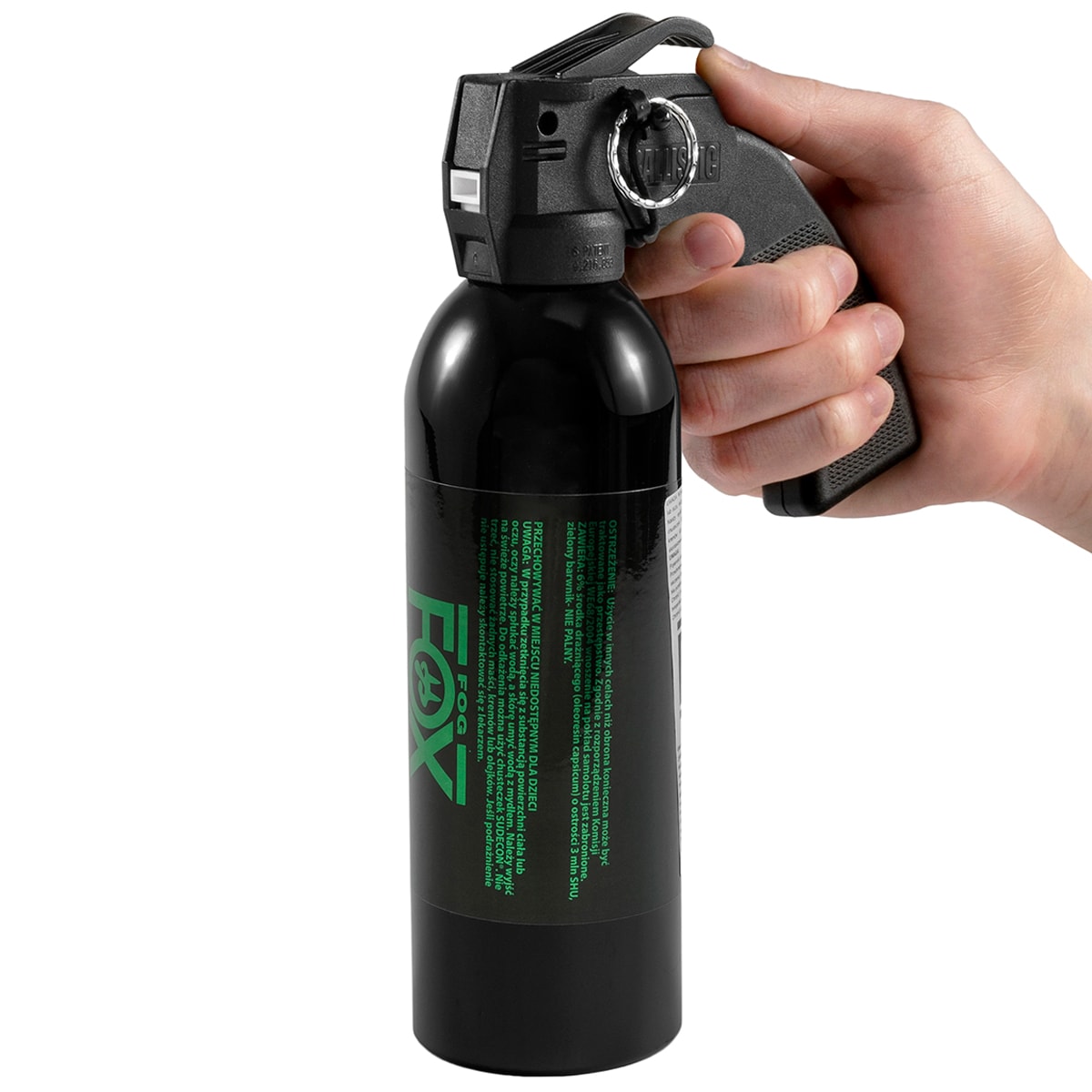 Gaz pieprzowy na zwierzęta Fox Labs Mean Green Flip-Top - stożek 340 ml (DE)