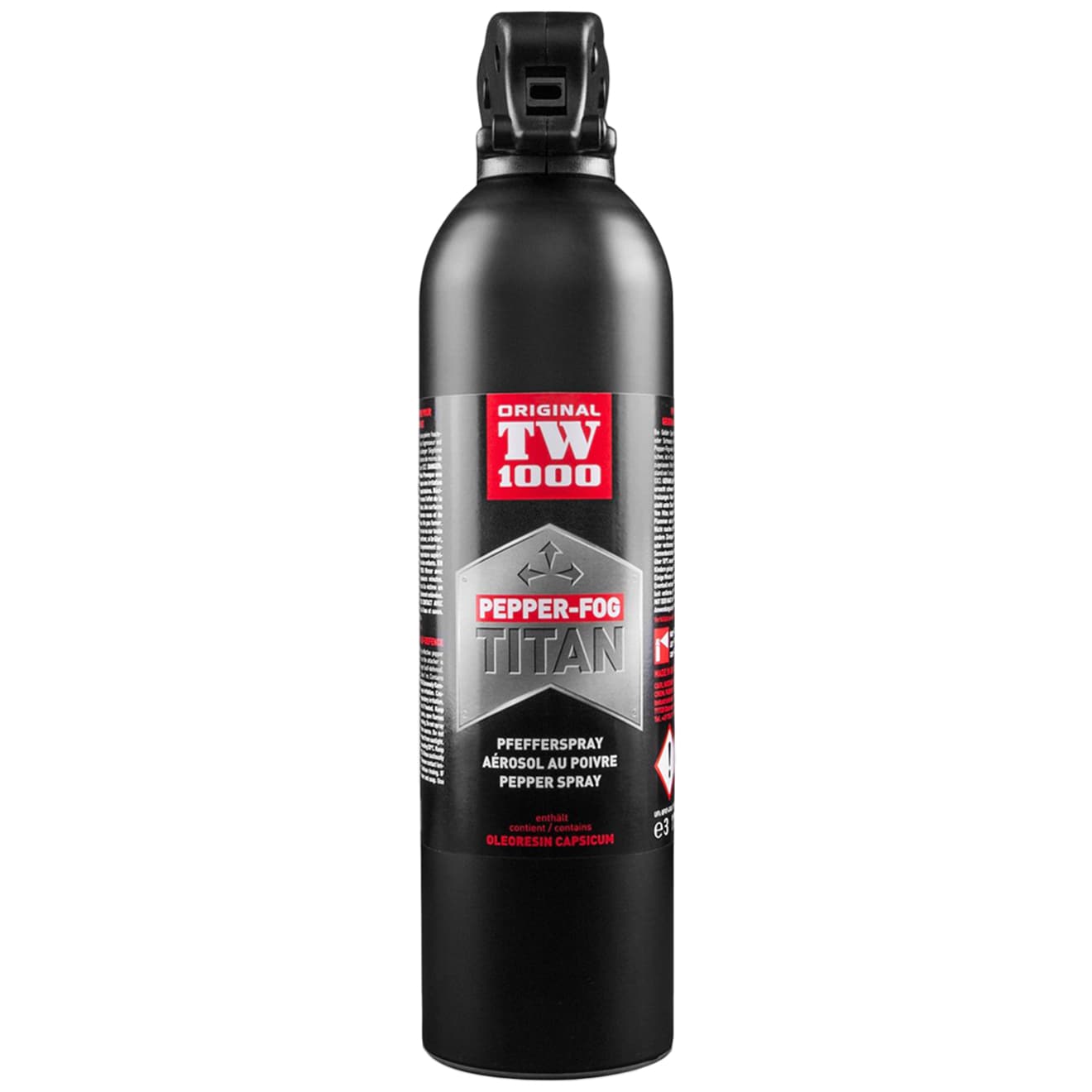 Газовий балончик від тварин TW 1000 Titan Pepper Fog 750 мл - конус (DE)
