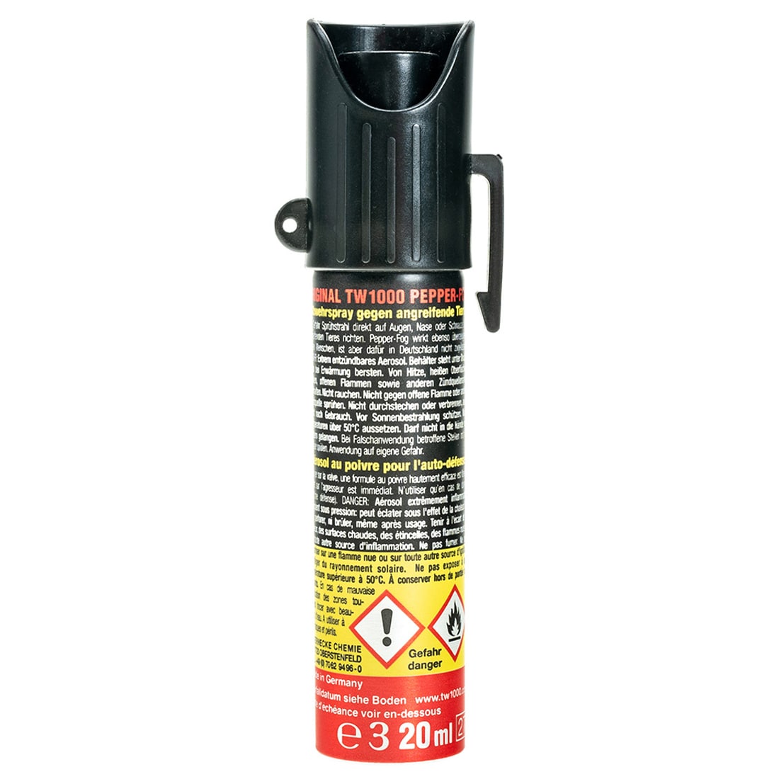 Gaz pieprzowy na zwierzęta TW 1000 Pepper Fog 20 ml - stożek (DE)
