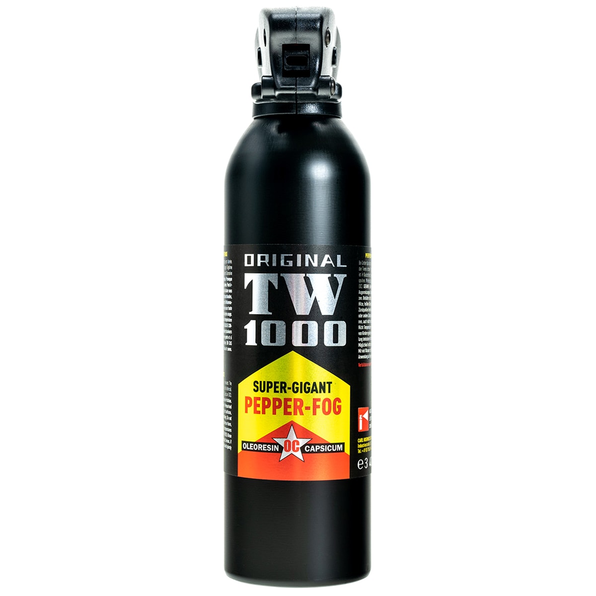 Газовий балончик від тварин TW 1000 Pepper Gigant Spray 400 мл - конус (DE)