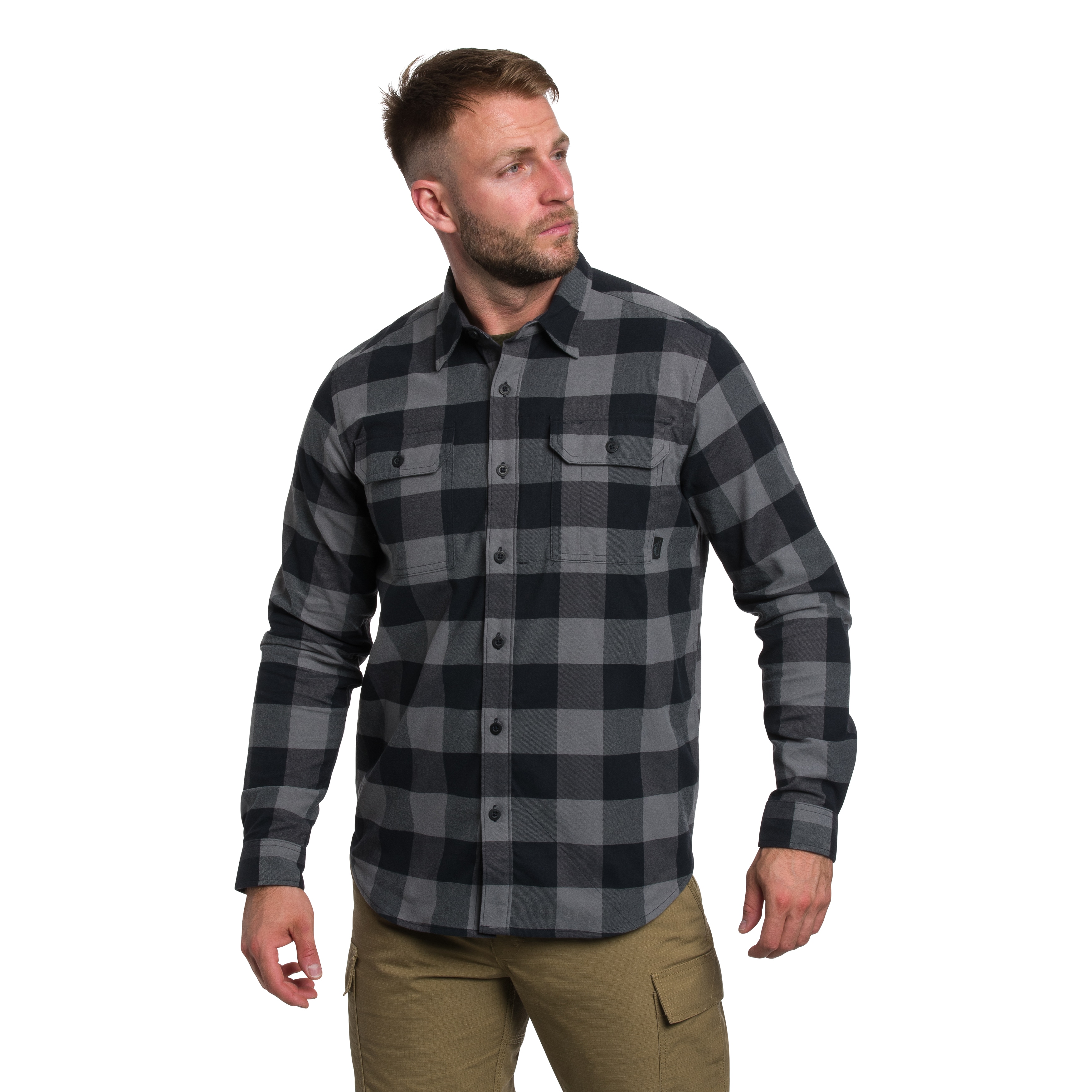 Koszula Helikon Greyman - True Grey Checkered