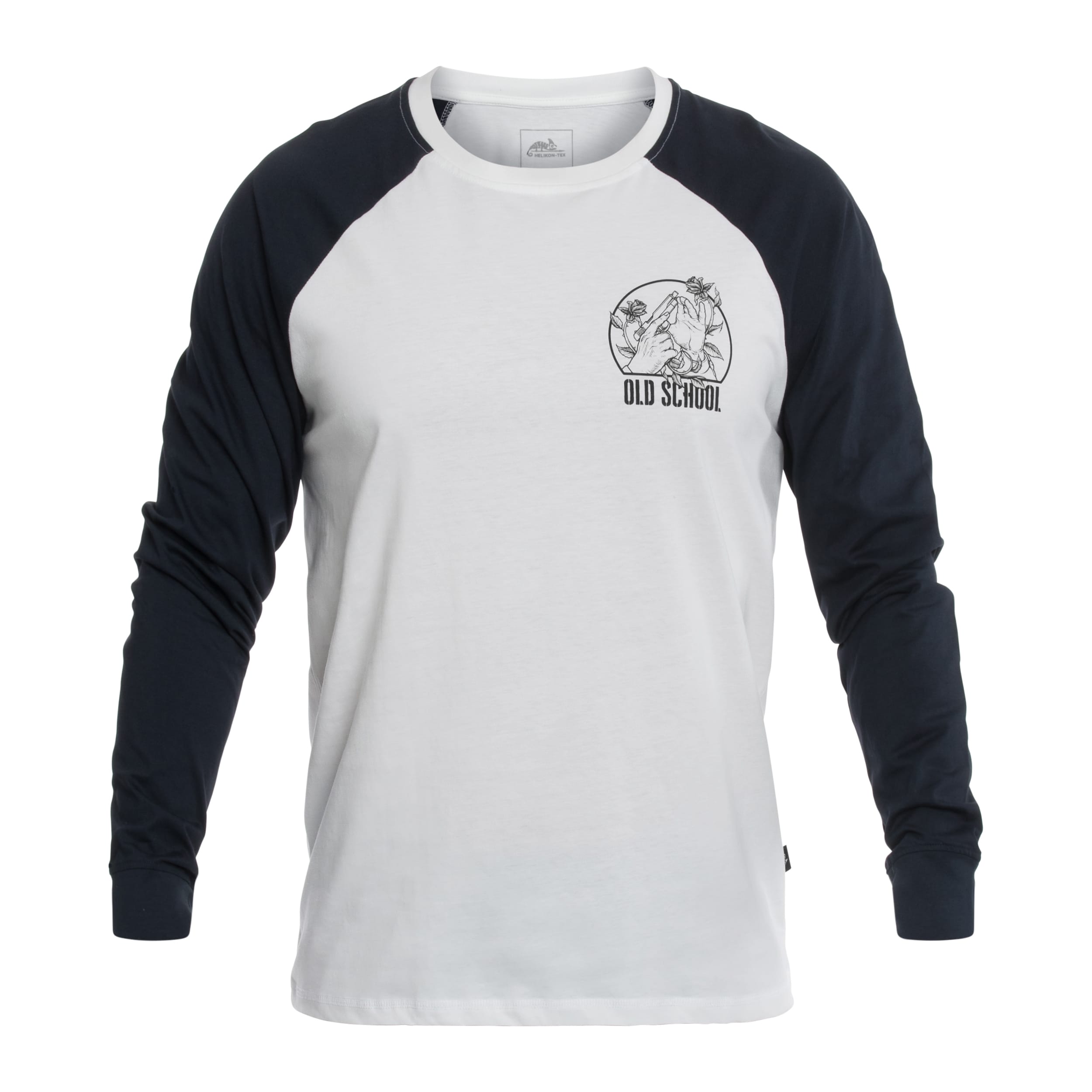Koszulka Long Sleeve Helikon Old School - White/Black