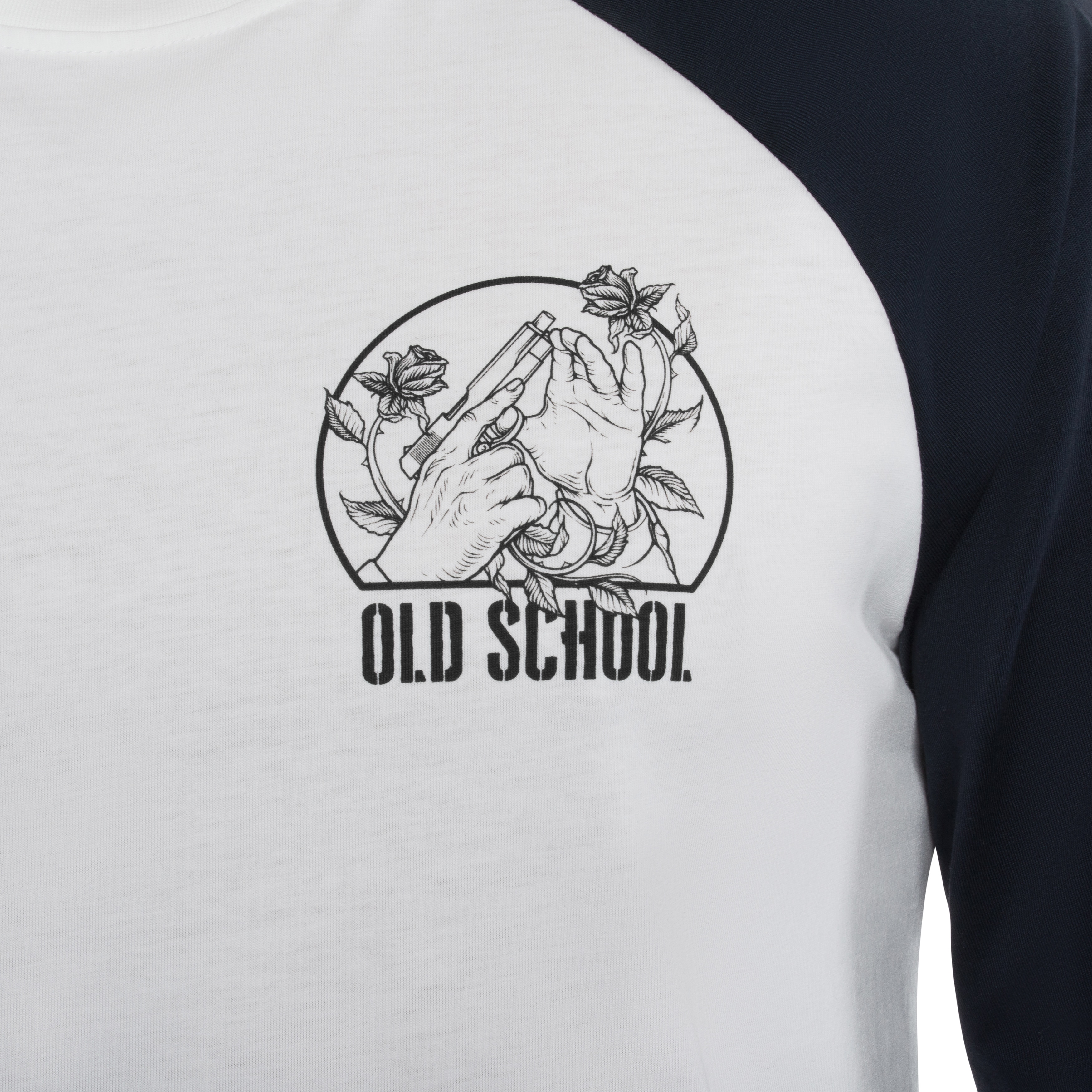 Koszulka Long Sleeve Helikon Old School - White/Black
