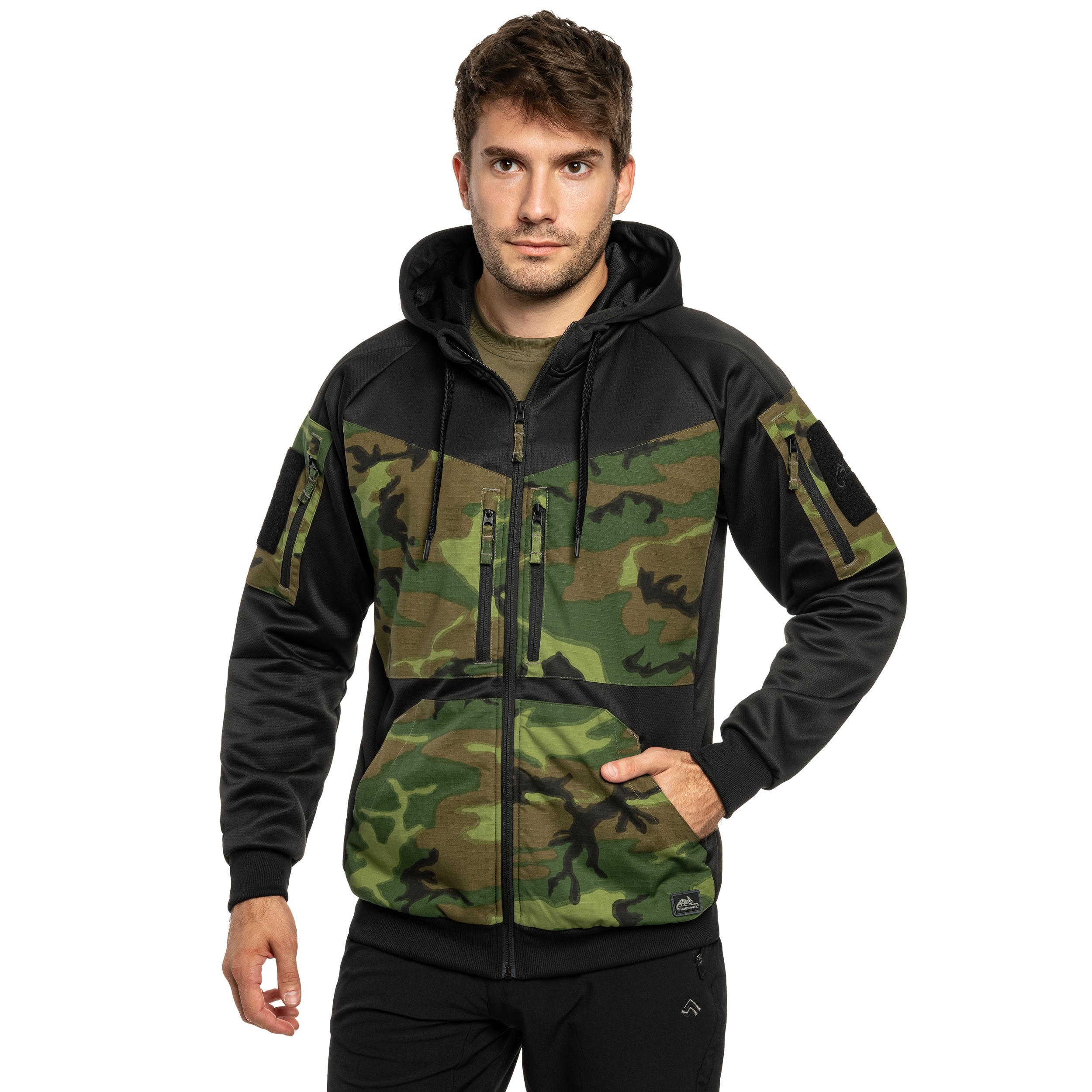 Кофта Helikon Rogue Hoodie - Black/ERDL
