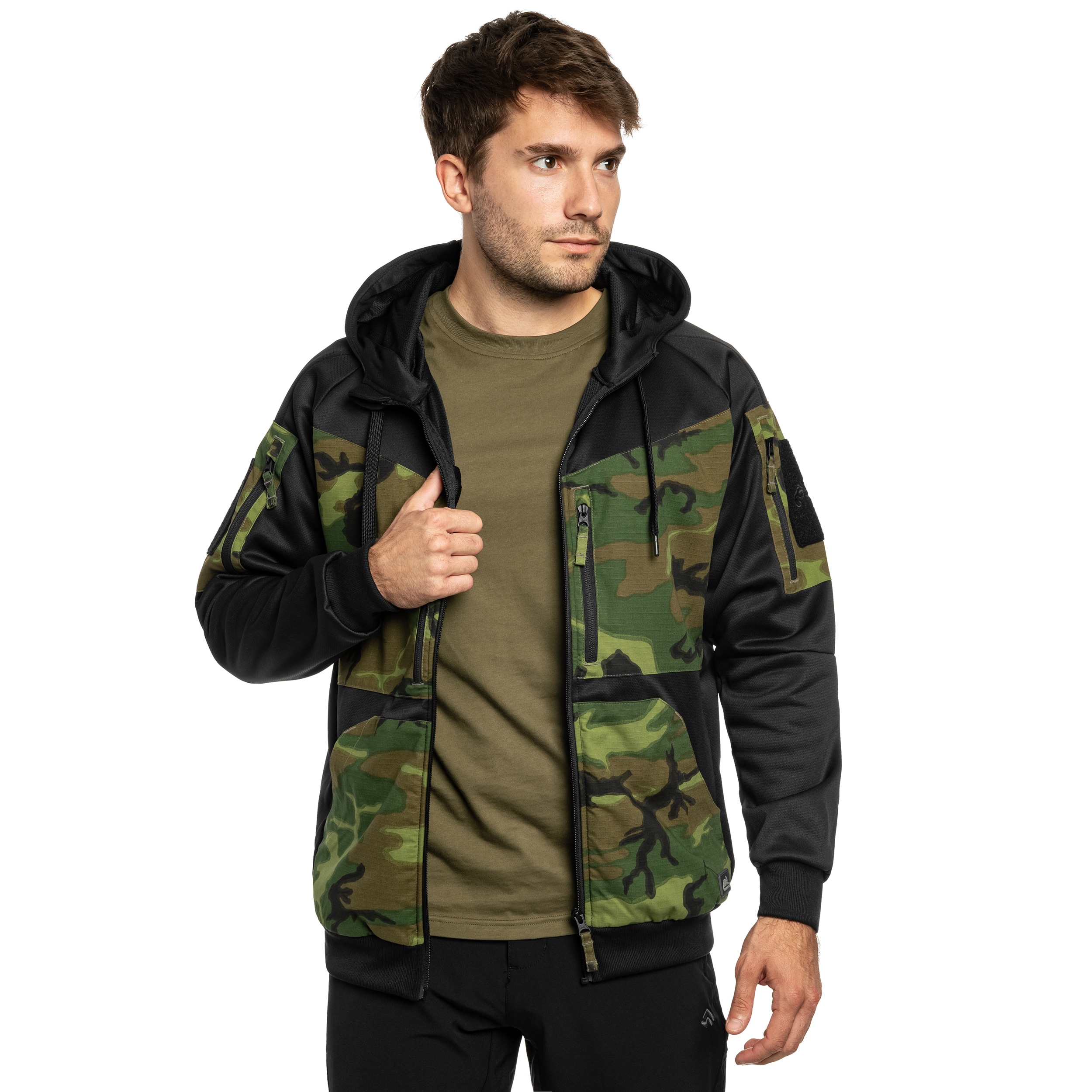 Bluza Helikon-Tex Rogue Hoodie - Black/ERDL