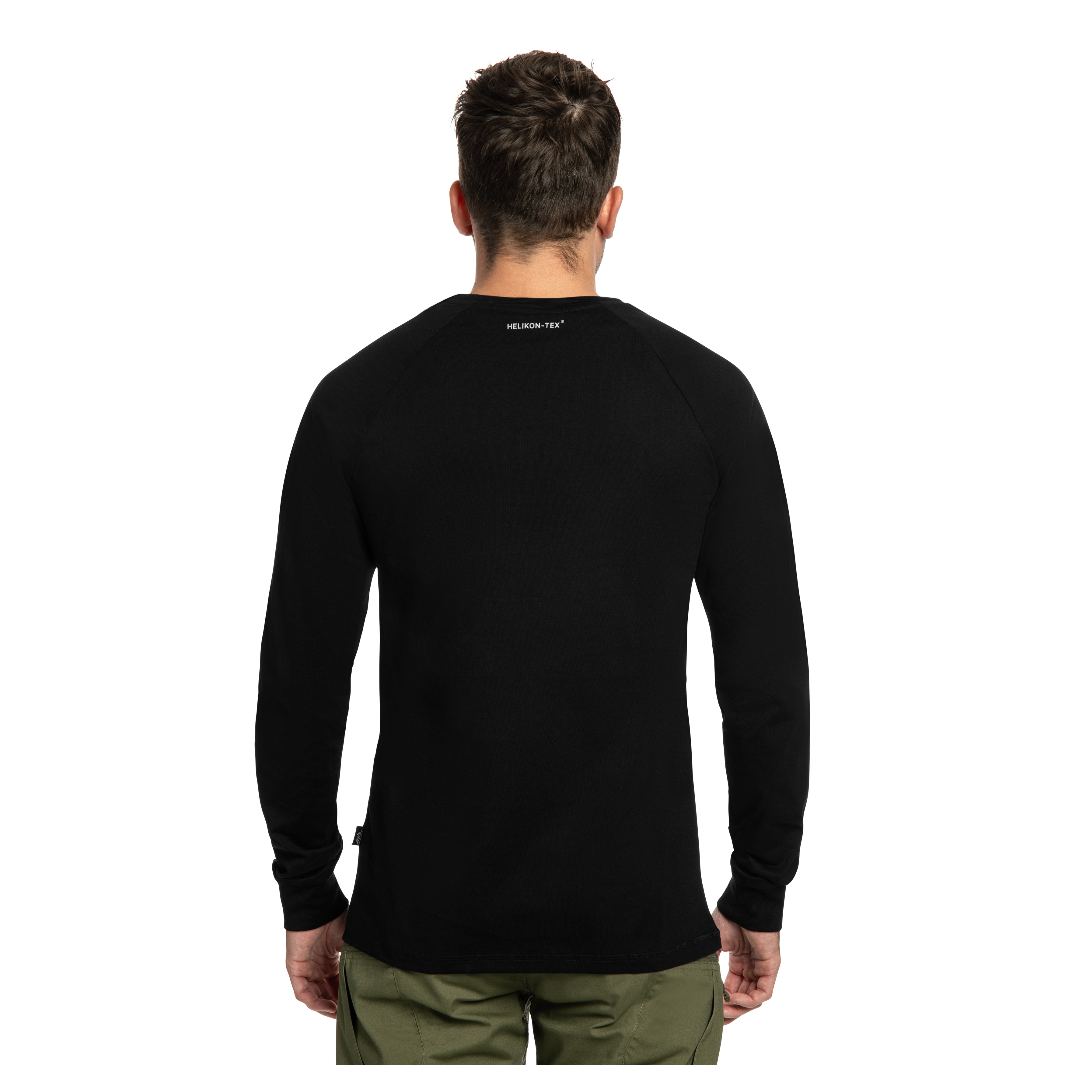 Футболка Helikon Long Sleeve Logo - Black