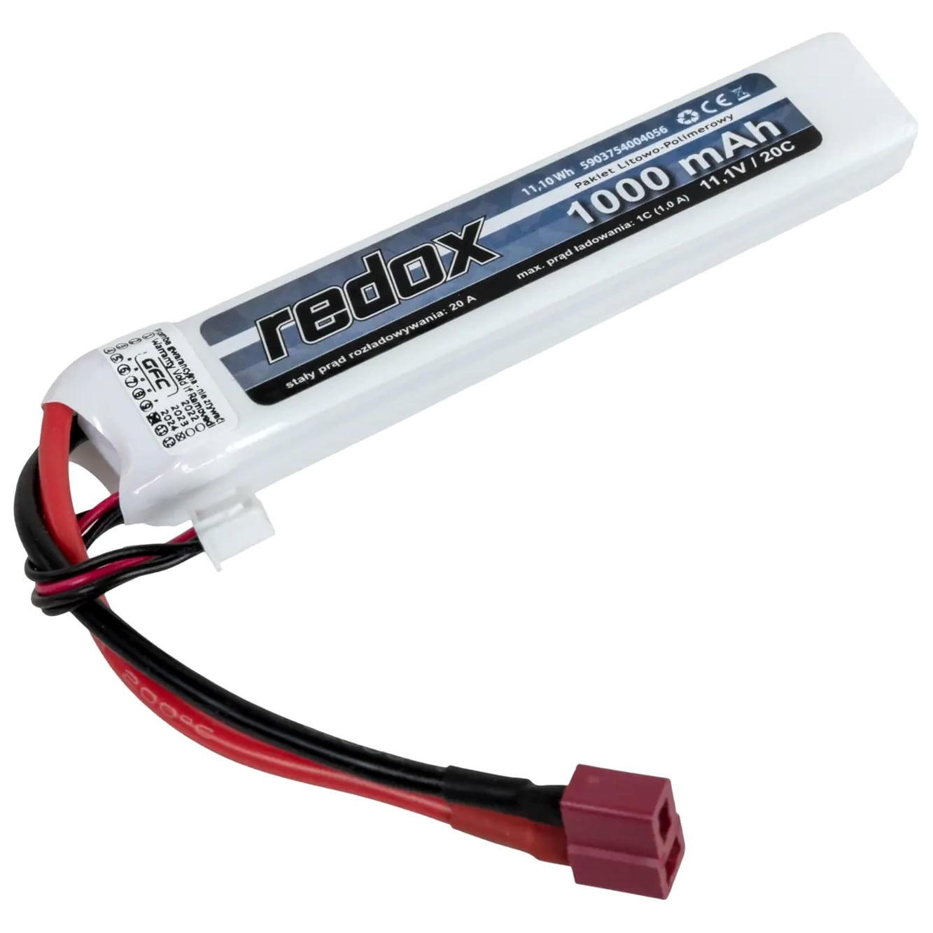 Akumulator ASG Redox Li-Po 20C Deans 11,1V 1000 mAH