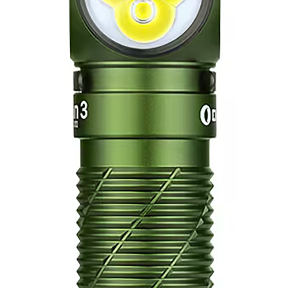 Latarka czołowa i kątowa Olight Perun 3 OD Green z opaską - 3000 lumenów