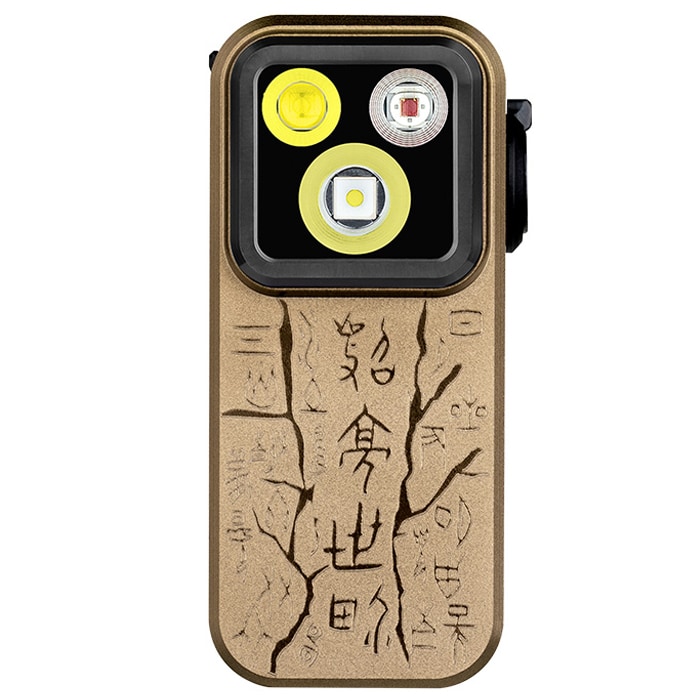 Latarka akumulatorowa Olight Oclip Pro Ancient Script - 500 lumenów