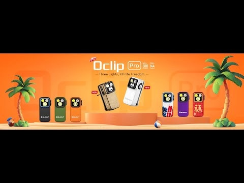 Latarka akumulatorowa Olight Oclip Pro White - 500 lumenów