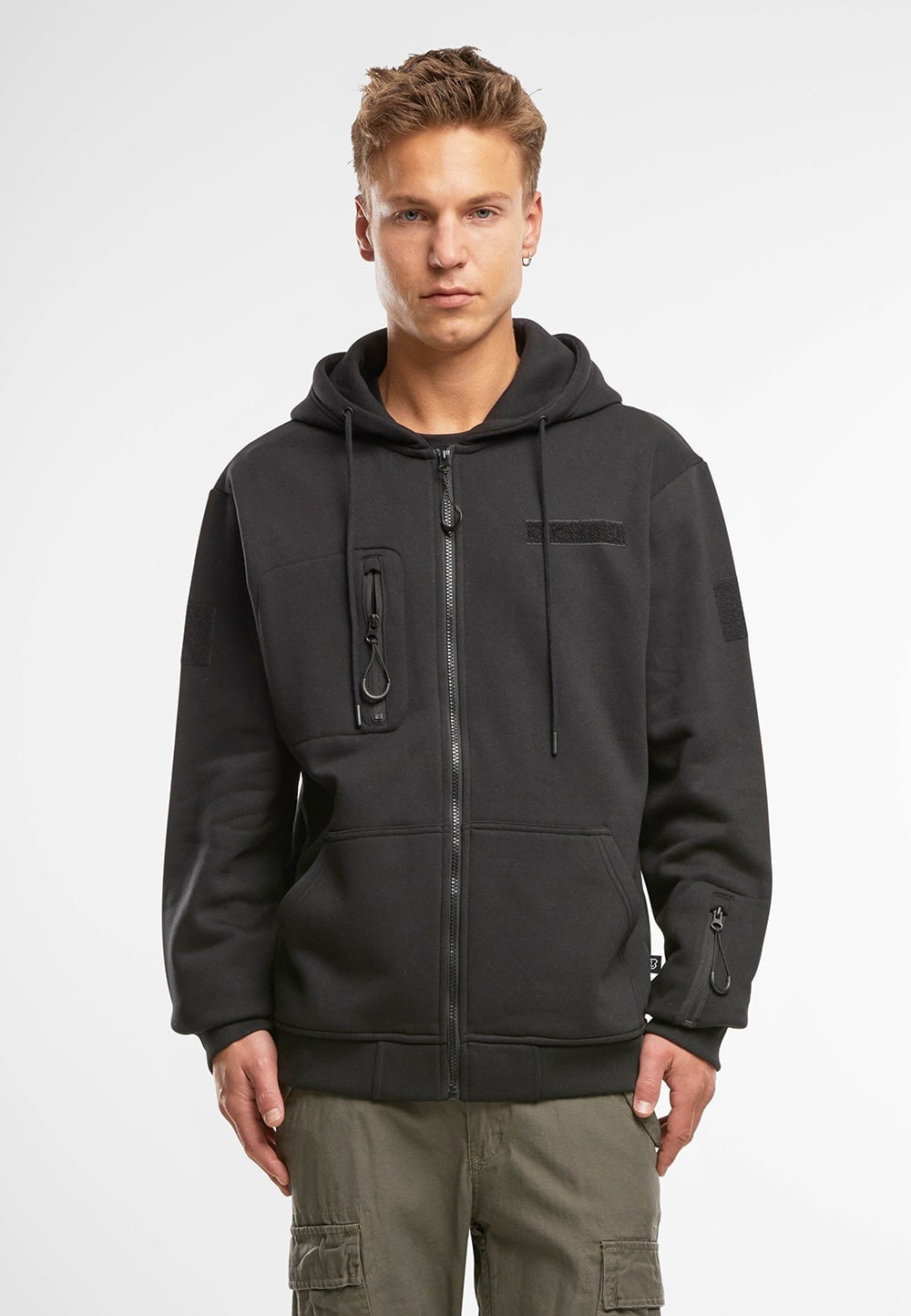Кофта Brandit Tactical Sweat Jacket - Black
