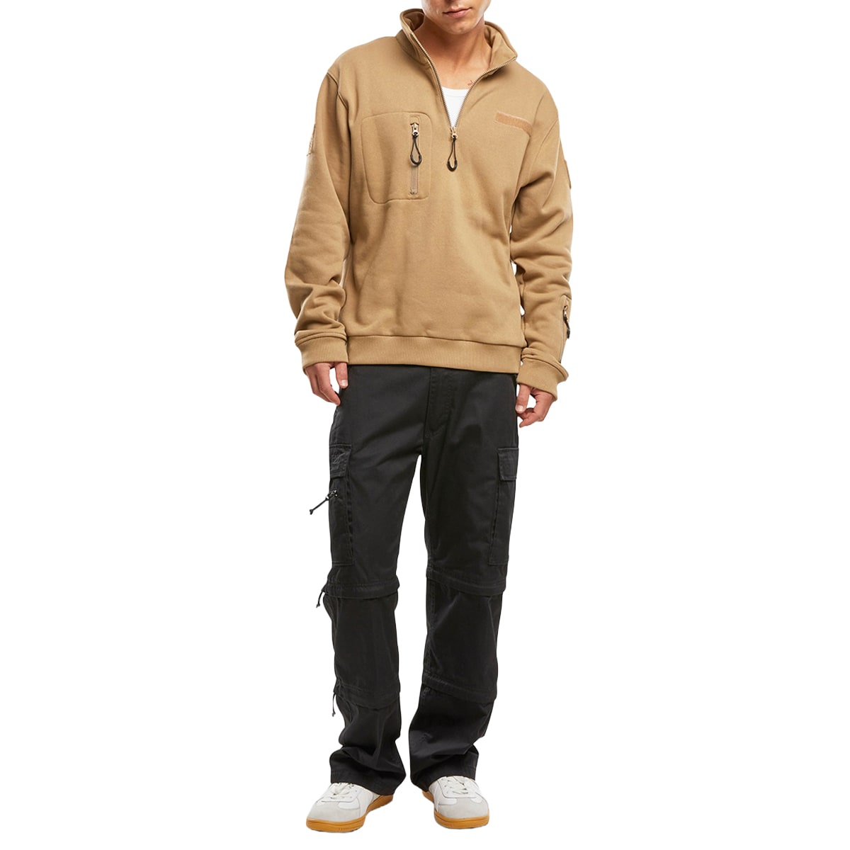 Bluza Brandit Tactical Sweat Troyer - Coyote