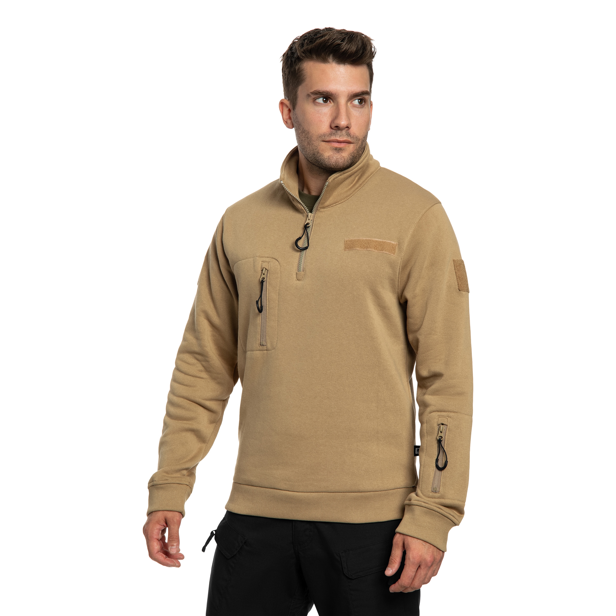 Bluza Brandit Tactical Sweat Troyer - Coyote