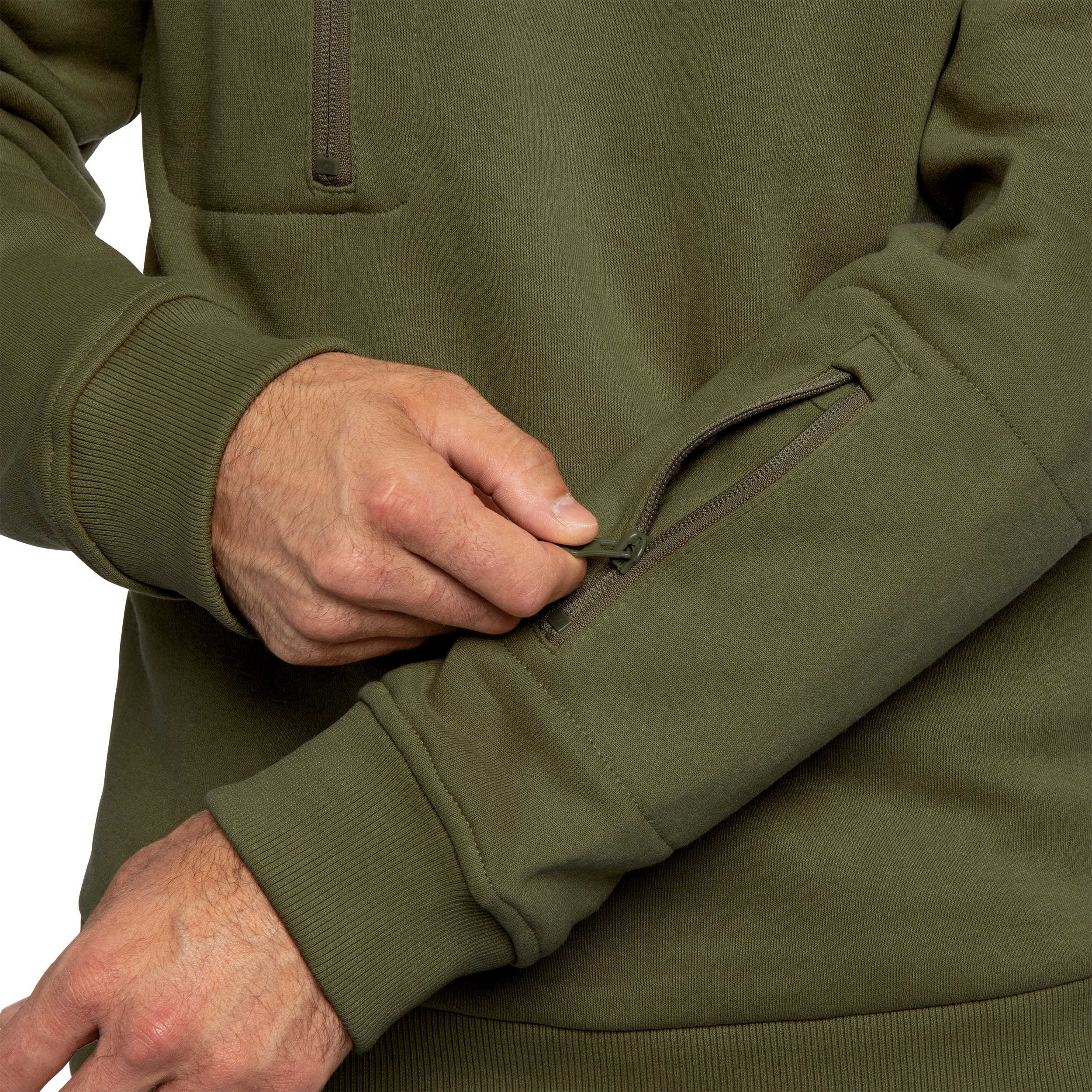 Bluza Brandit Tactical Sweat Troyer - Olive