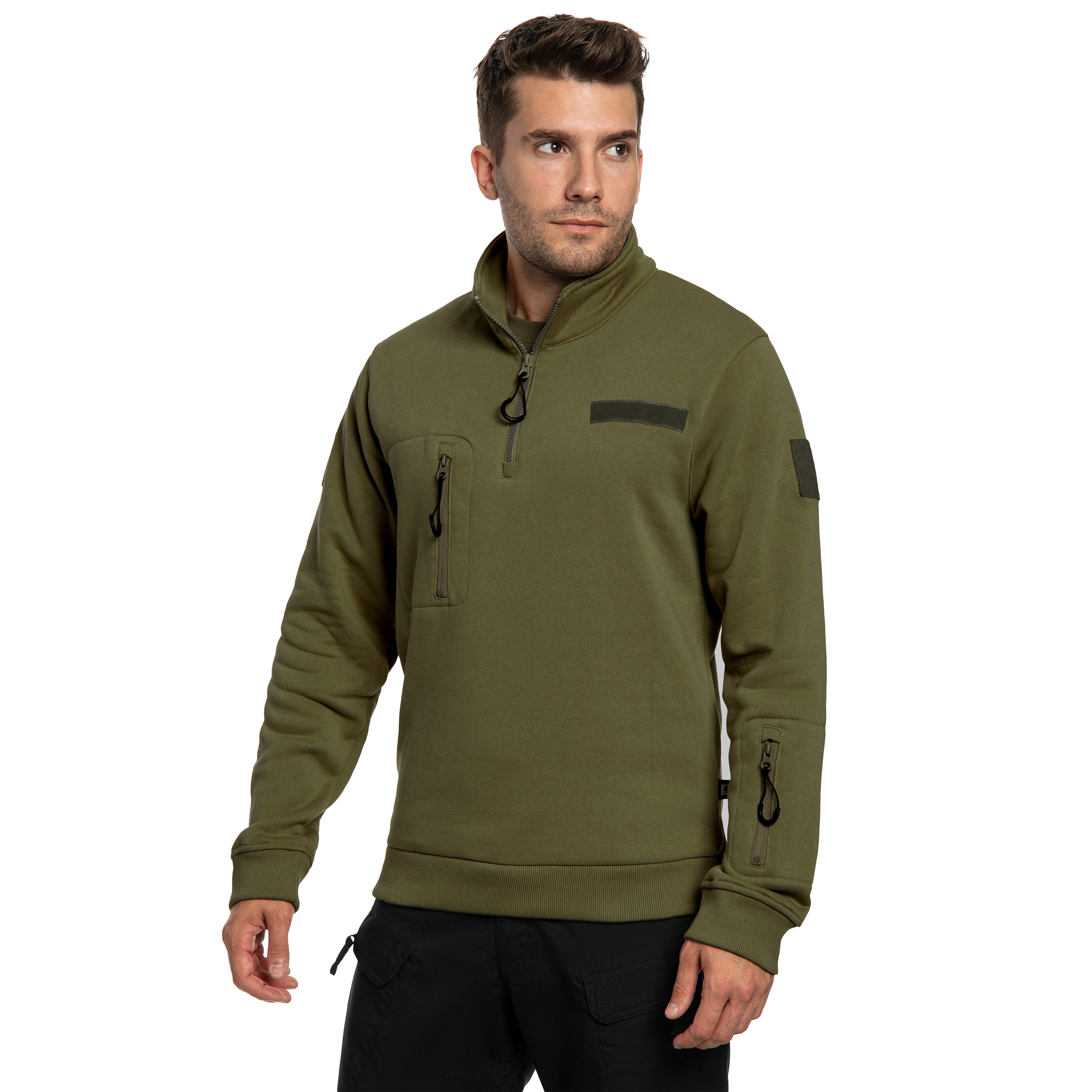 Bluza Brandit Tactical Sweat Troyer - Olive
