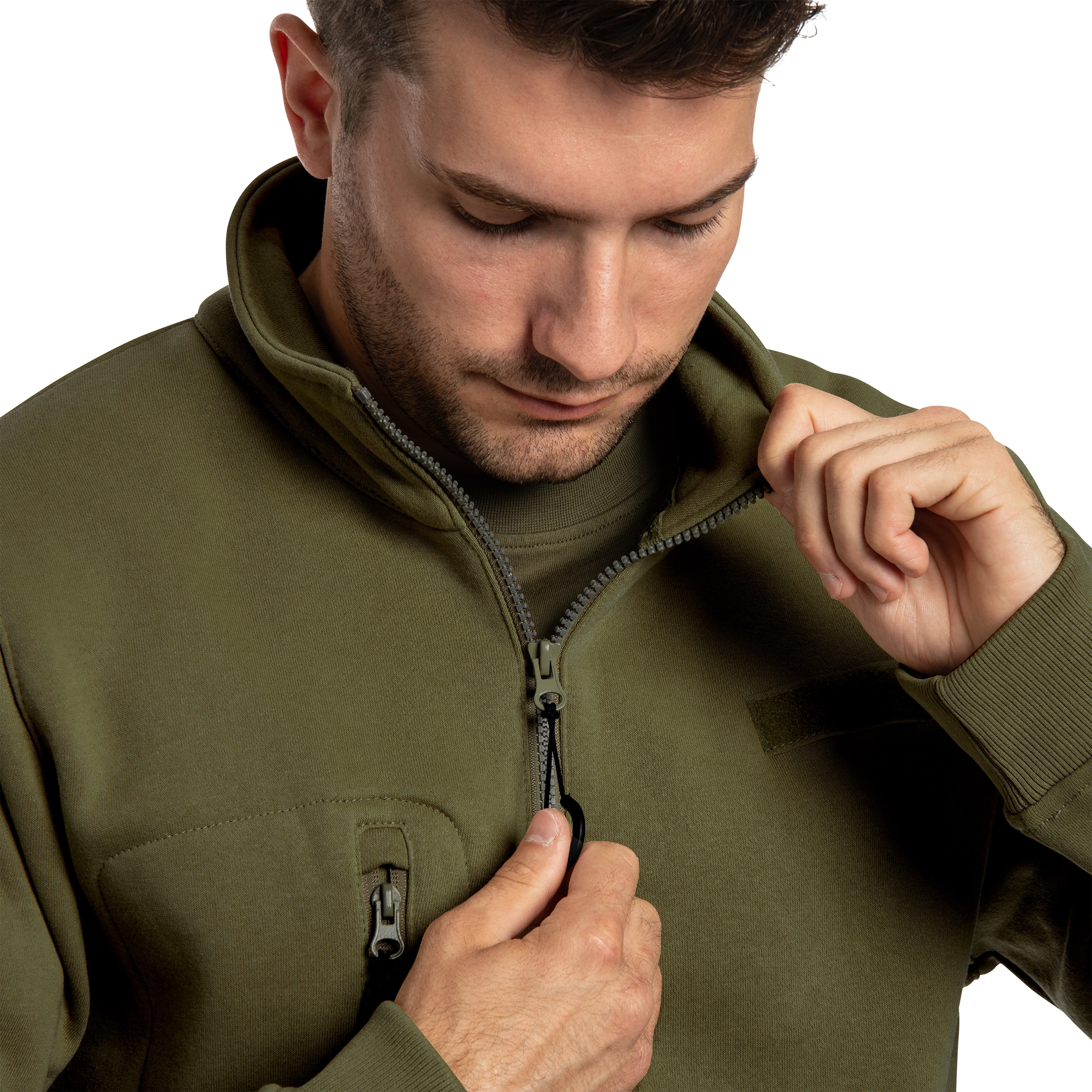 Bluza Brandit Tactical Sweat Troyer - Olive