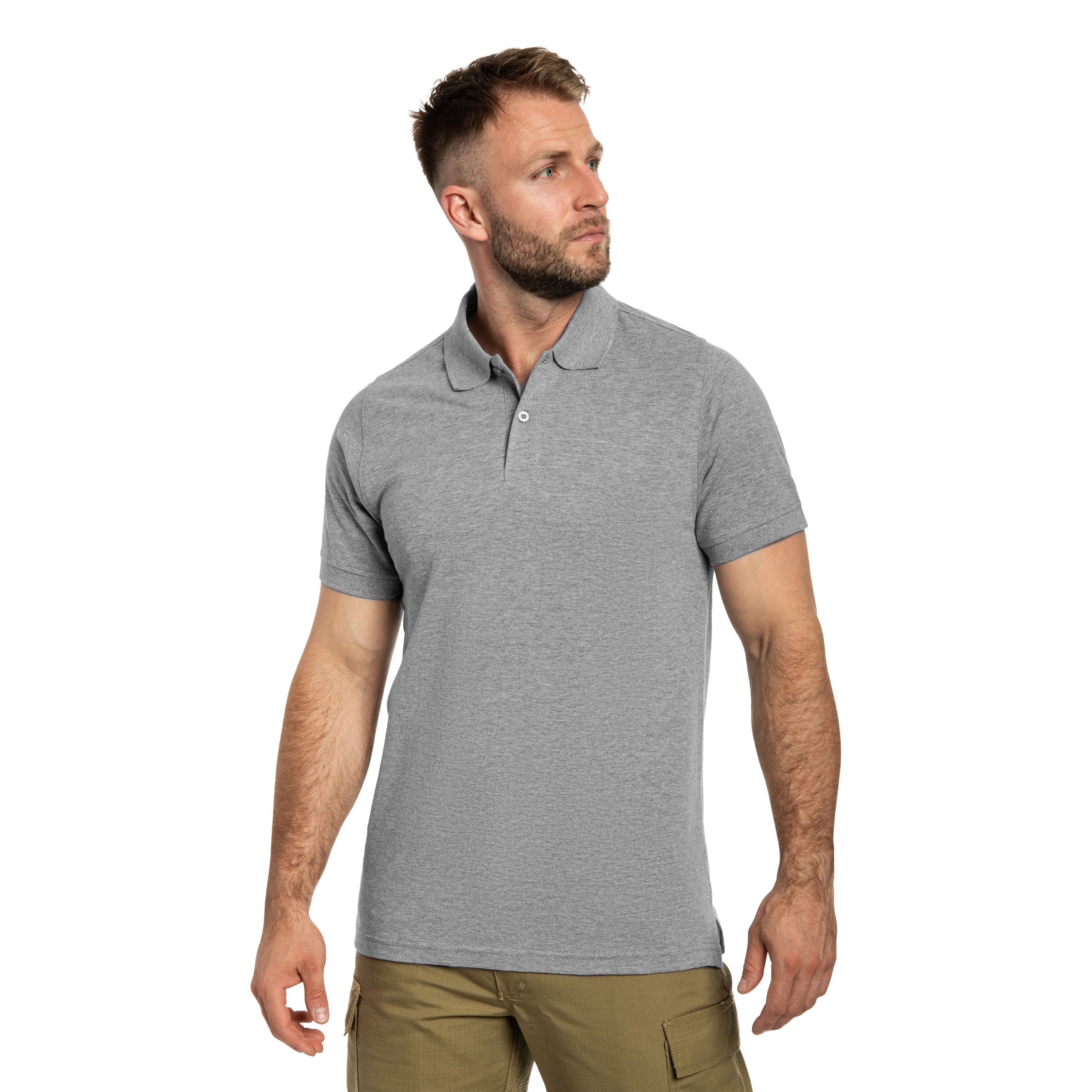 Koszulka wojskowa JT Polo- Grey Melange
