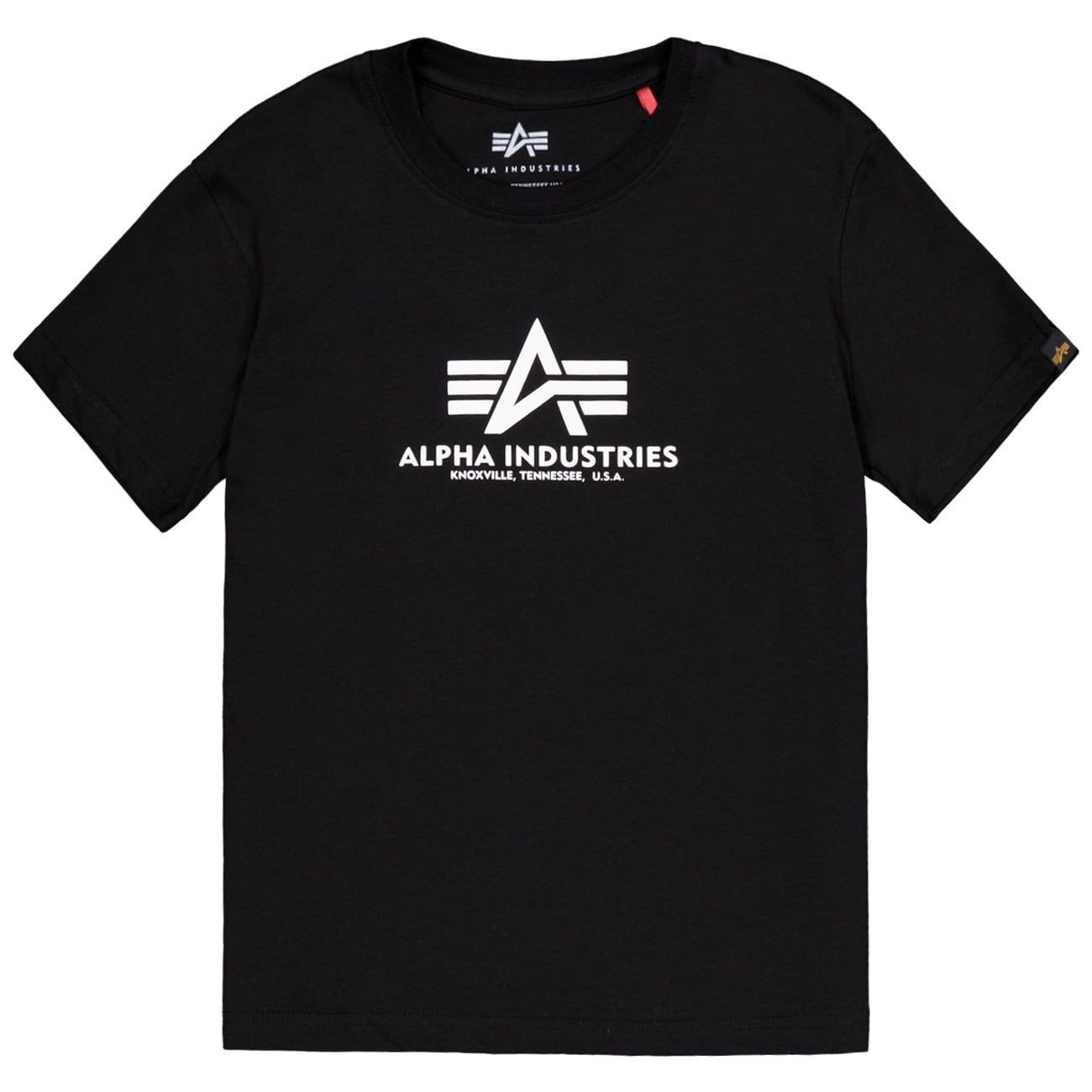Koszulka T-Shirt damska Alpha Industries Basic Big Logo Puff Print - Black