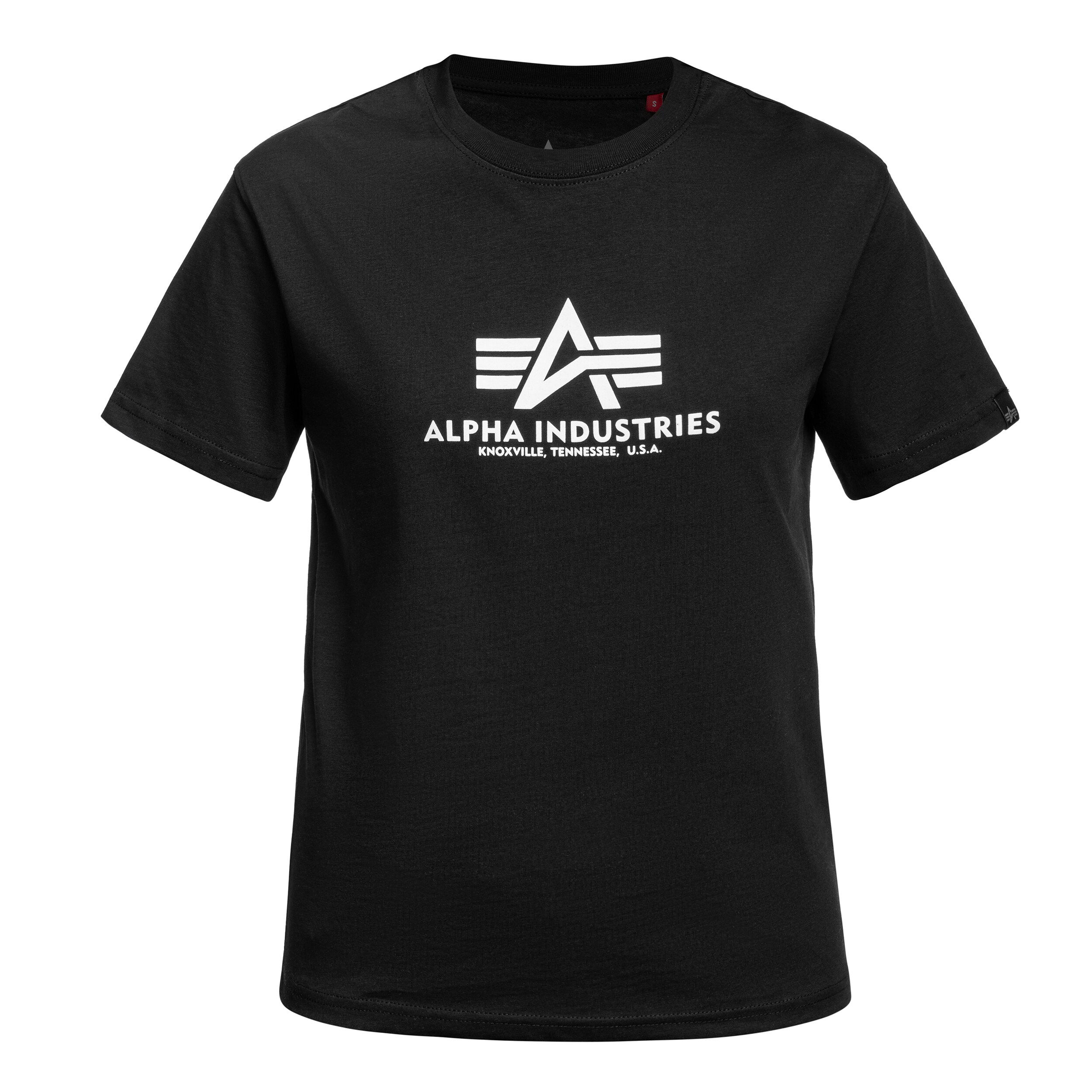 Koszulka T-Shirt damska Alpha Industries Basic Big Logo Puff Print - Black