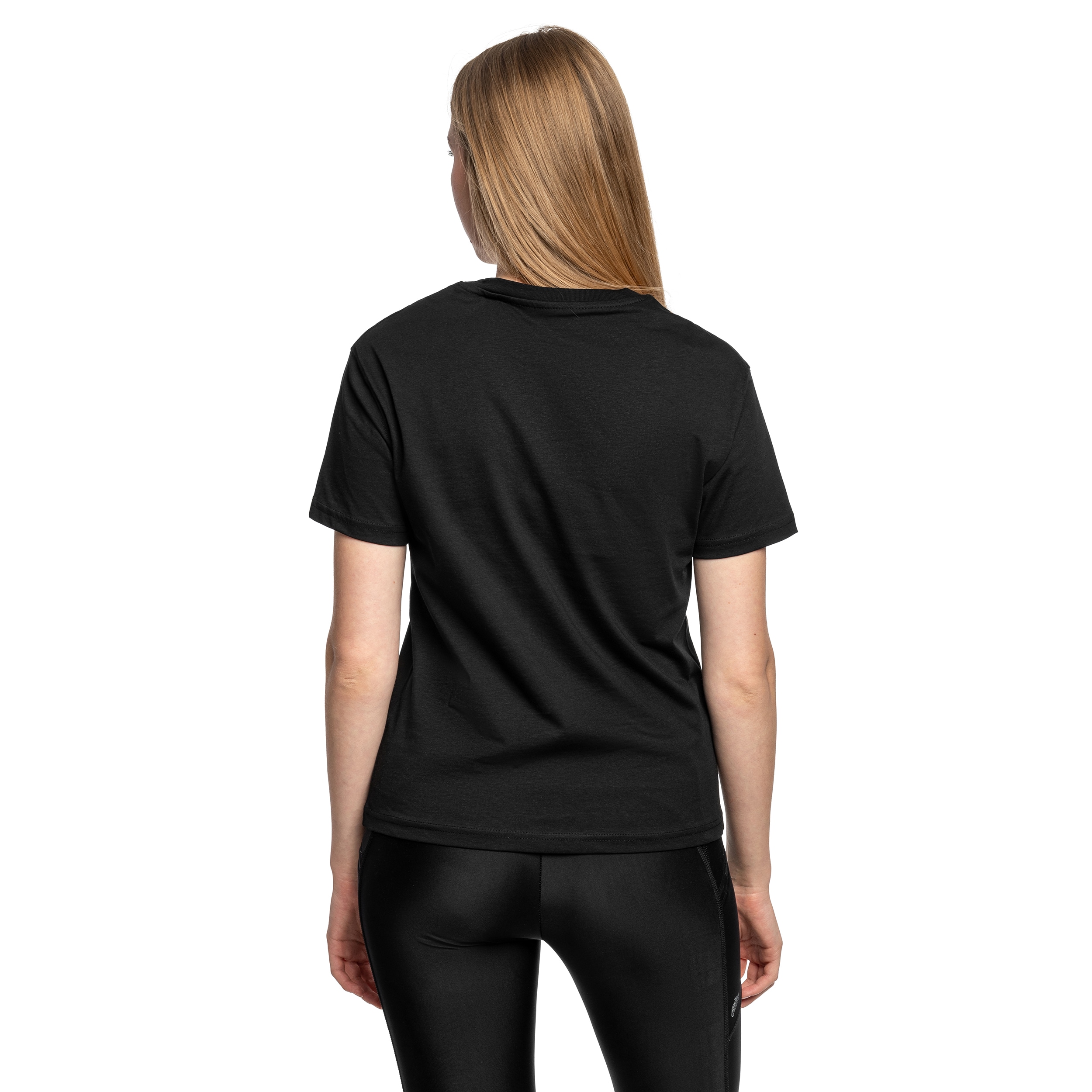Koszulka T-Shirt damska Alpha Industries Basic Big Logo Puff Print - Black