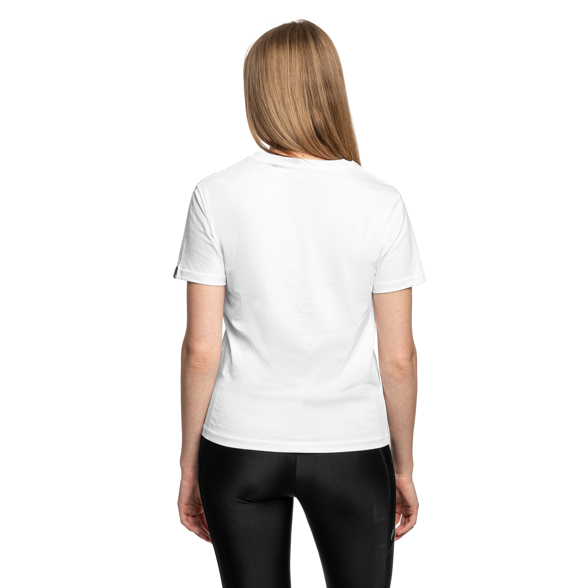 Koszulka T-Shirt damska Alpha Industries Basic Big Logo Puff Print - White