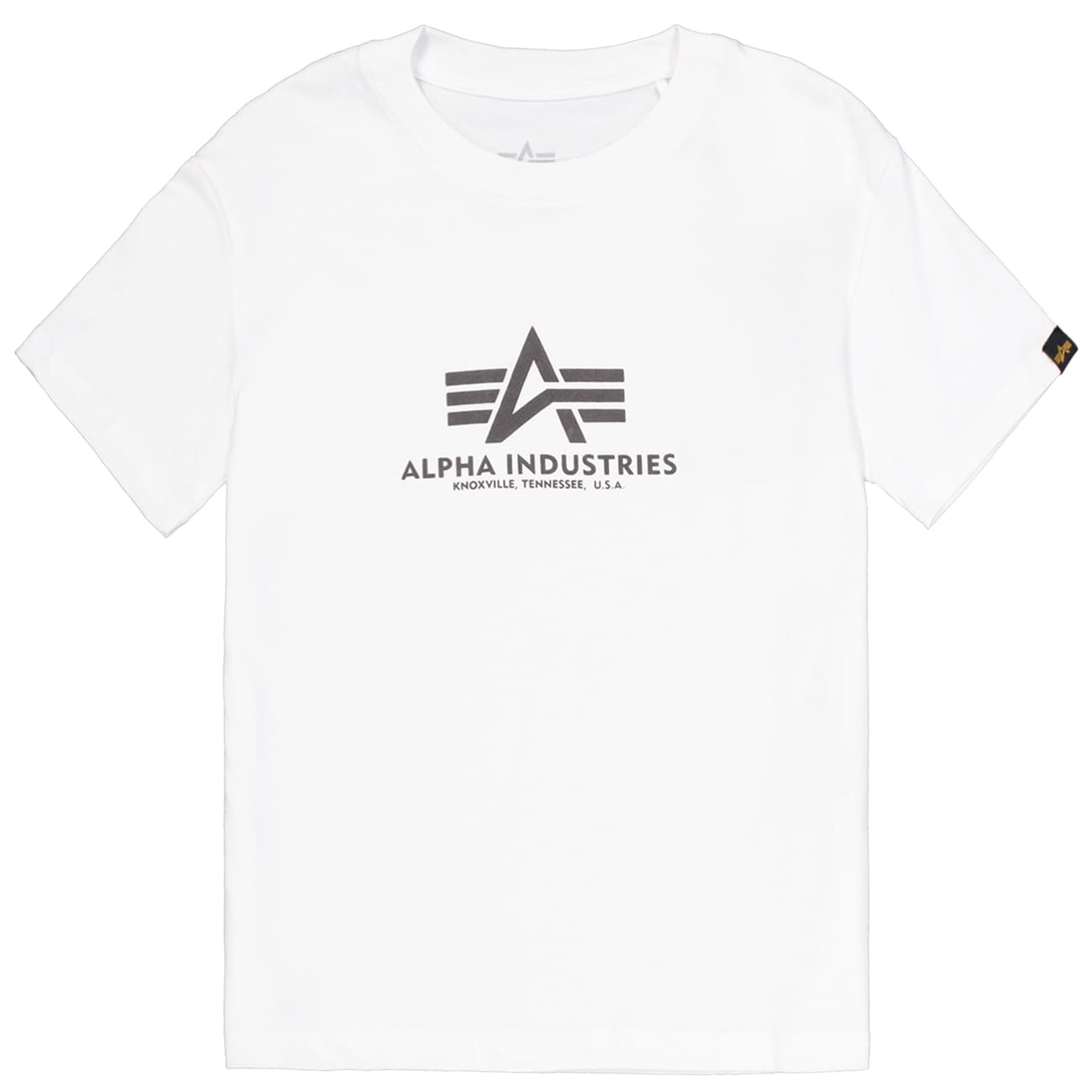 Koszulka T-Shirt damska Alpha Industries Basic Big Logo Puff Print - White